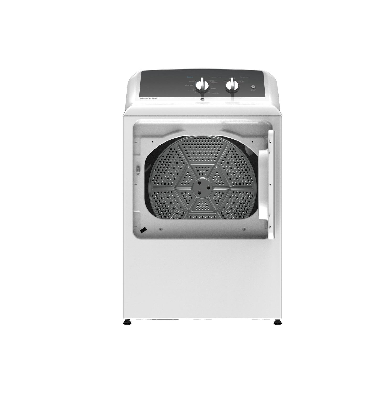 GE APPLIANCES GTX52EASPWB Ge 6.2 Cu. Ft. Capacity Aluminized Alloy Drum Electric Dryer