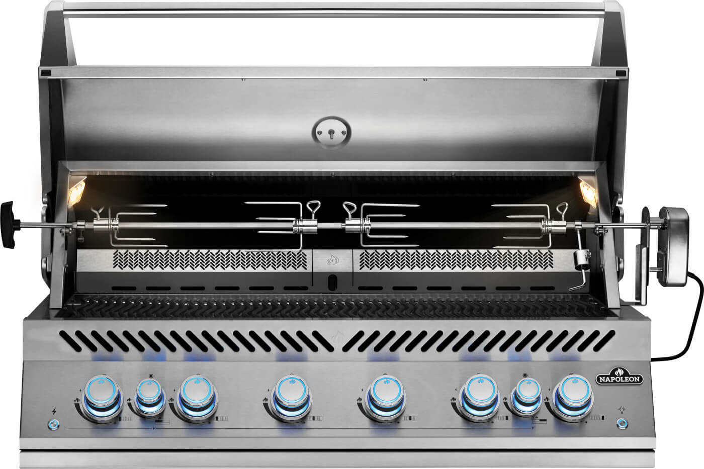 NAPOLEON BBQ BIG44RBNSS1 Built-in 700 Series 44 With Dual Infrared Rear Burners , Natural GA...