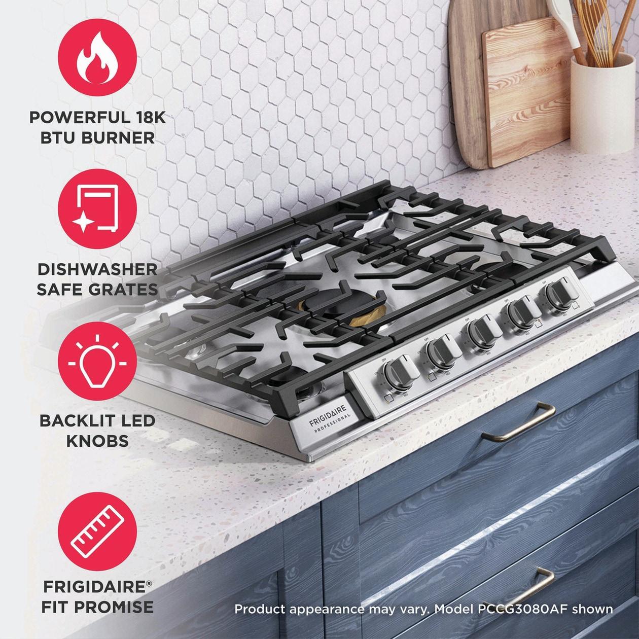 FRIGIDAIRE PCCG3080AS Frigidaire Professional 30"" Gas Cooktop