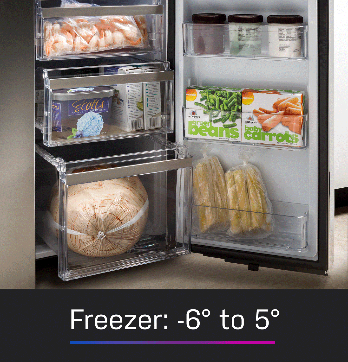 GE APPLIANCES PAE28BYTFS GE Profile Energy Star 28.3 Cu. Ft. Quad-door Refrigerator W...