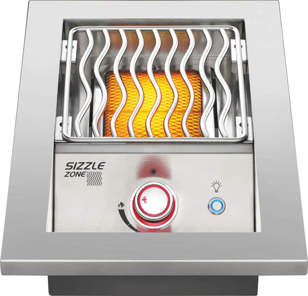 NAPOLEON BBQ BIB10IRNSS Built-in 700 Series Single Infrared Burner With Stainless Steel COV...
