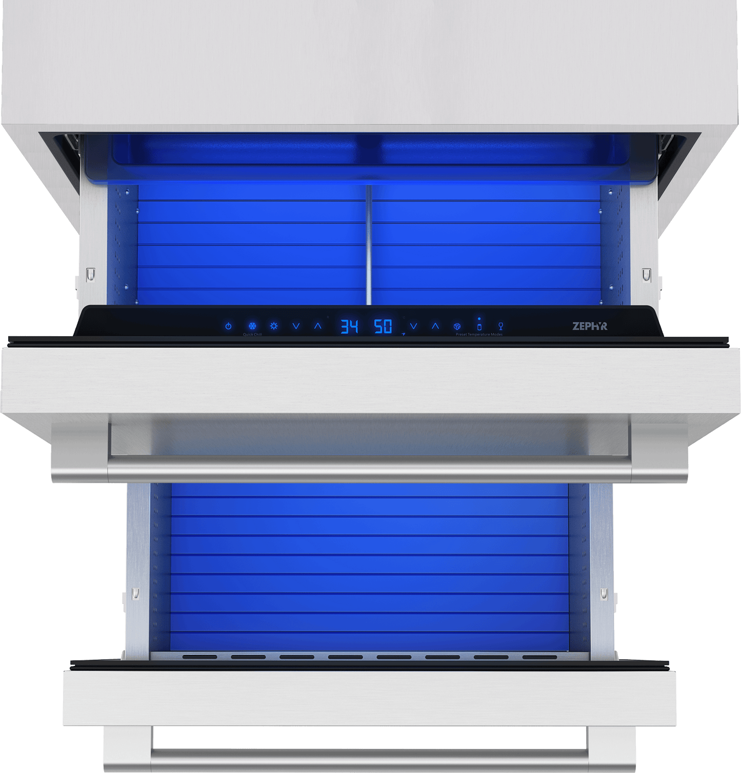 ZEPHYR PRRD24C2ASOD Zephyr 24"" Outdoor Dual Zone Refrigerator Drawers