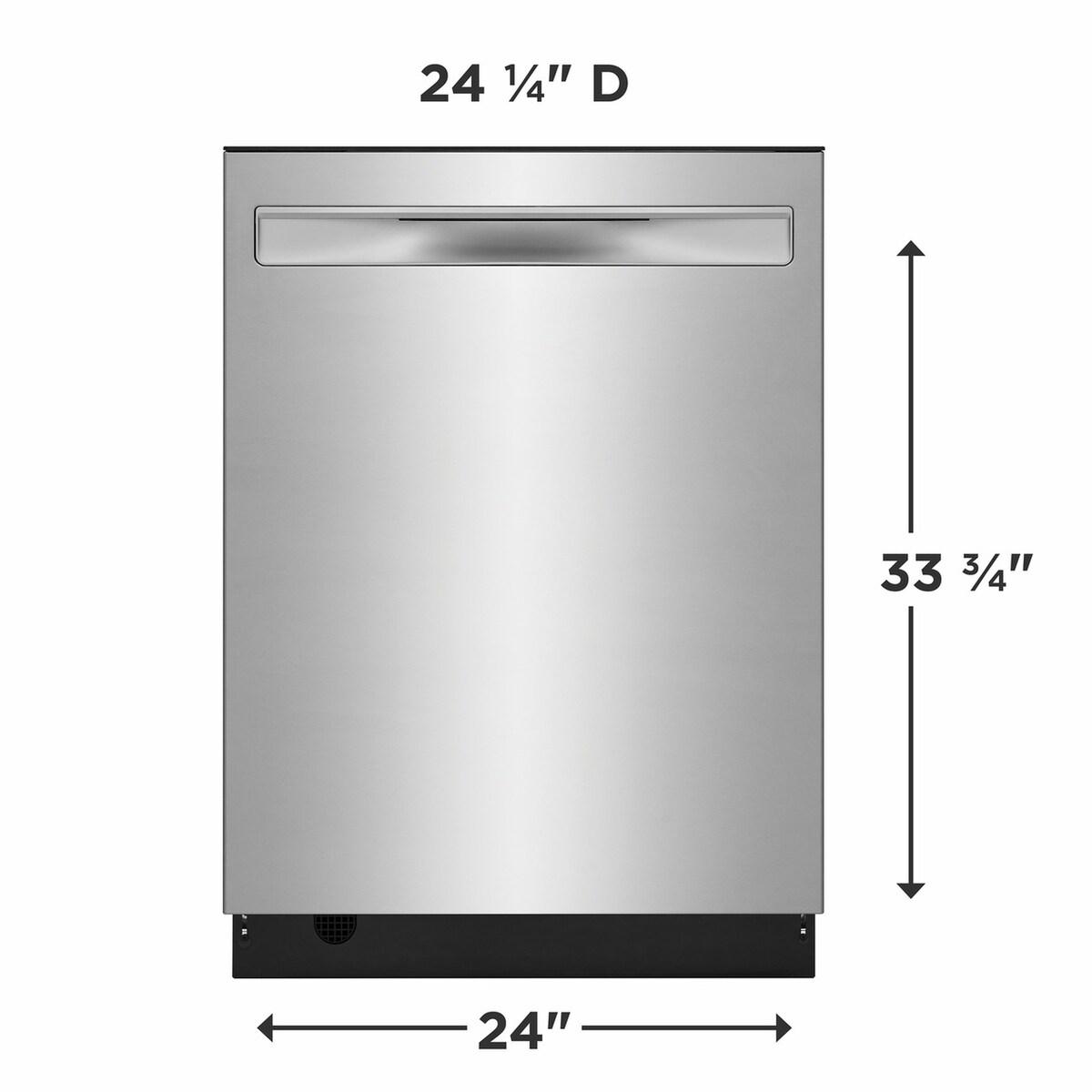 FRIGIDAIRE FDSP4401AS Frigidaire 24"" Stainless Steel Tub Built-in Dishwasher