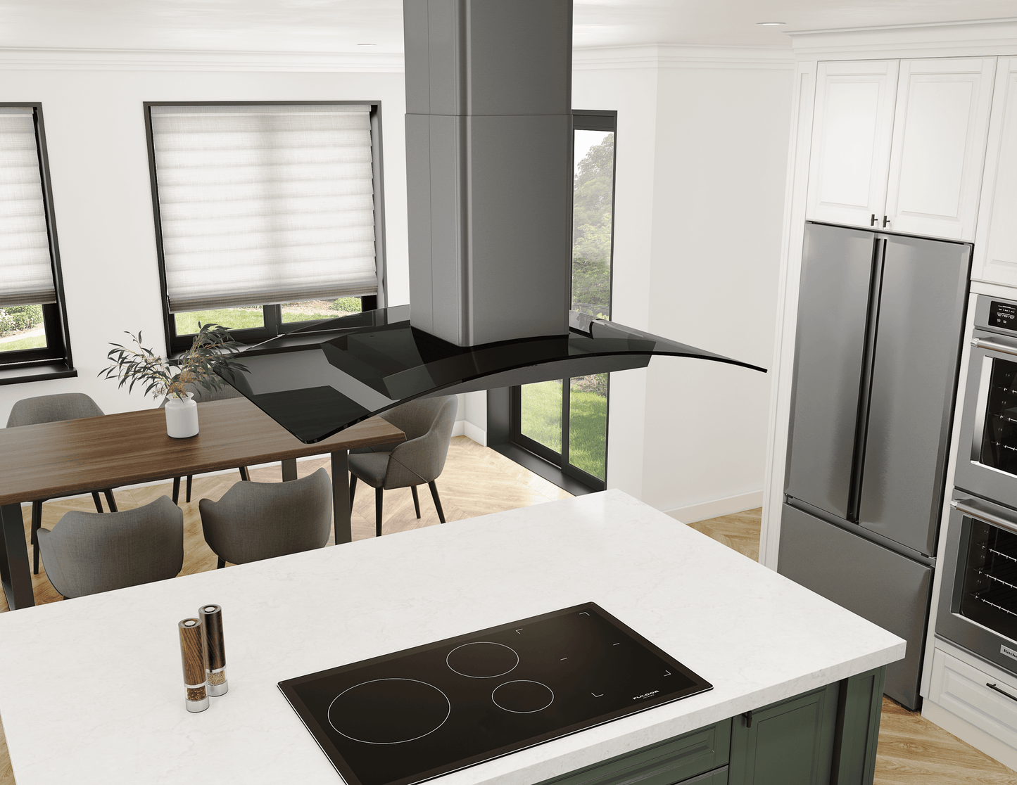 ZEPHYR ZREM90BBSGG Zephyr 36"" Ravenna Island