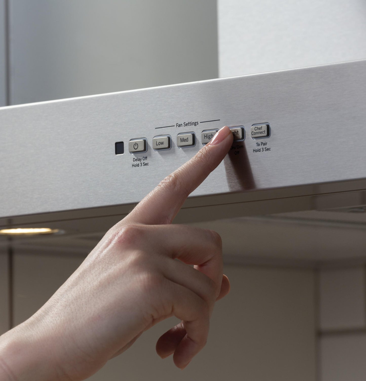 GE APPLIANCES UVW8361SLSS GE Appliances 36"" Designer Wall Mount Hood W/ Dimmable LED Lighting