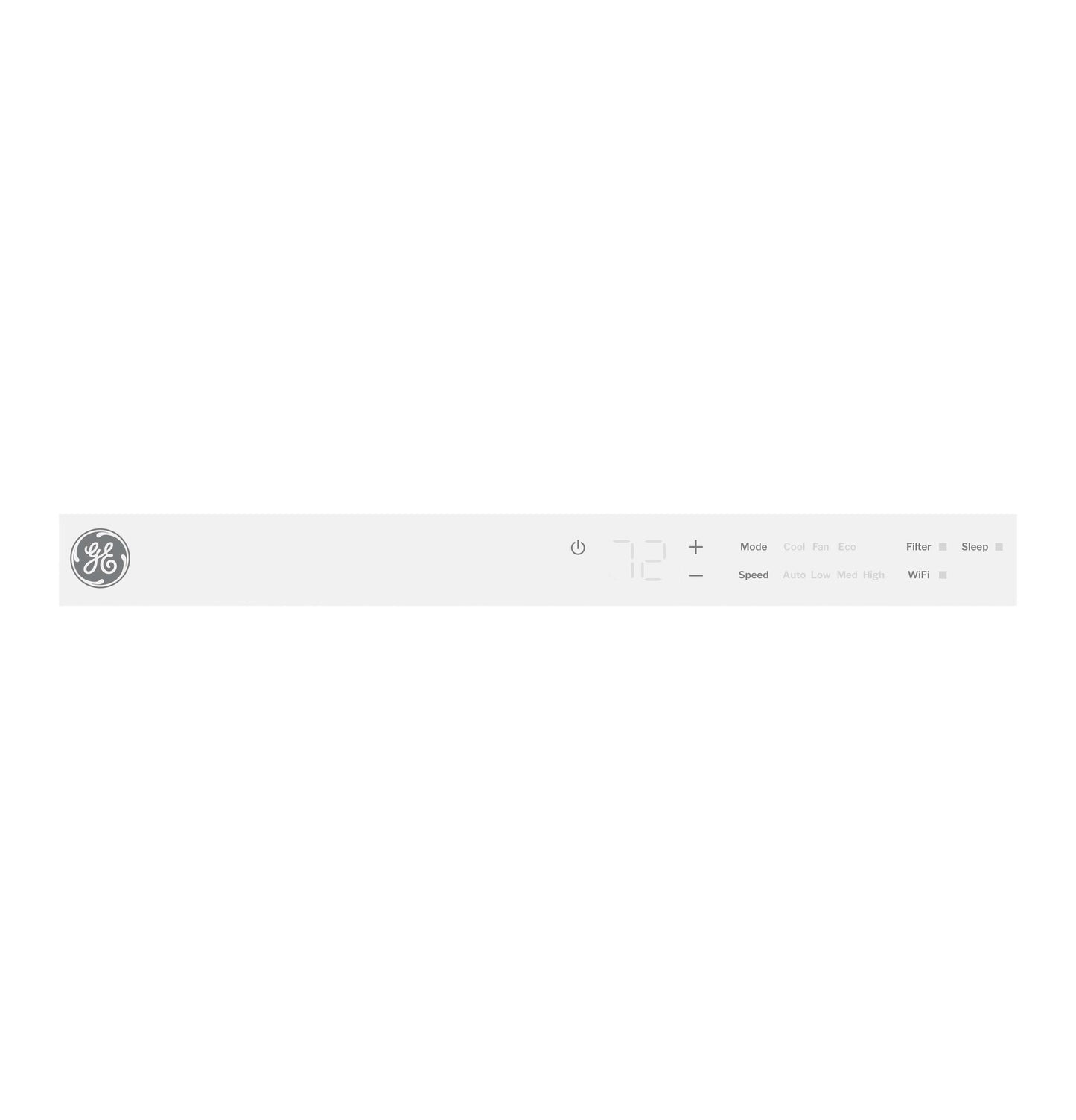 GE APPLIANCES AWCS14WWF Ge 14,000 BTU Smart Electronic Window Air Conditioner for Large ...