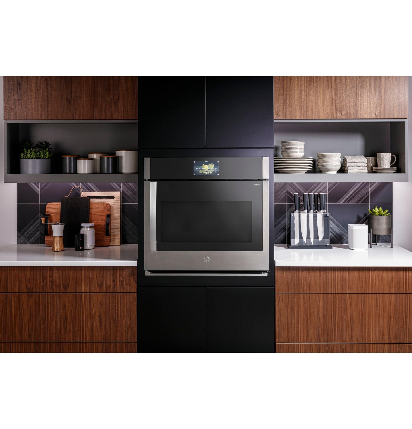GE APPLIANCES PTS700LSNSS GE Profile 30"" Smart Built-in Convection Single Wall Oven With ...