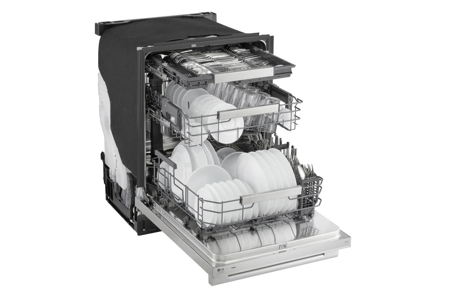 LG SDNTHS72S LG Studio Smart Top Control Dishwasher With 1-hour Wash & Dry, QUAD...