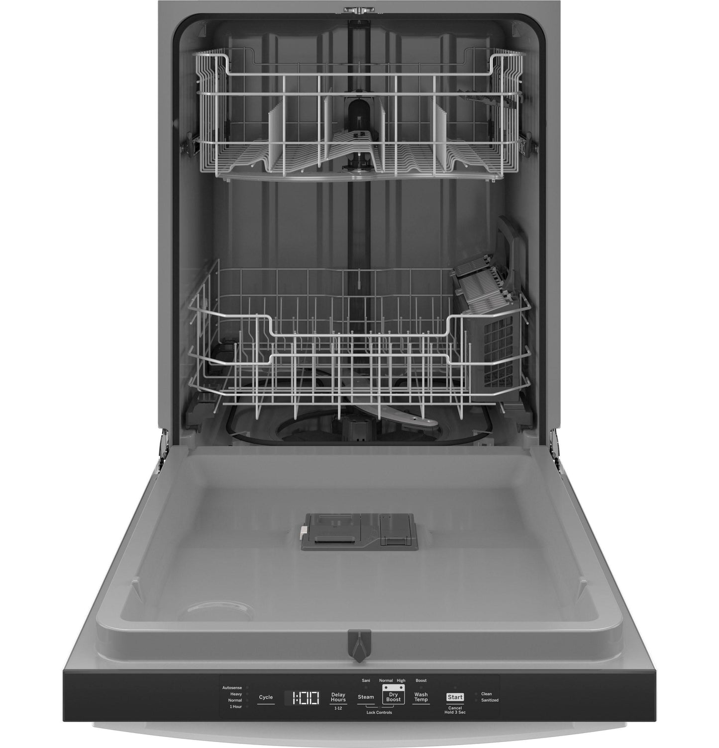 GE APPLIANCES GDT550PGRWW Ge Top Control With Plastic Interior Dishwasher With Sanitize CY...
