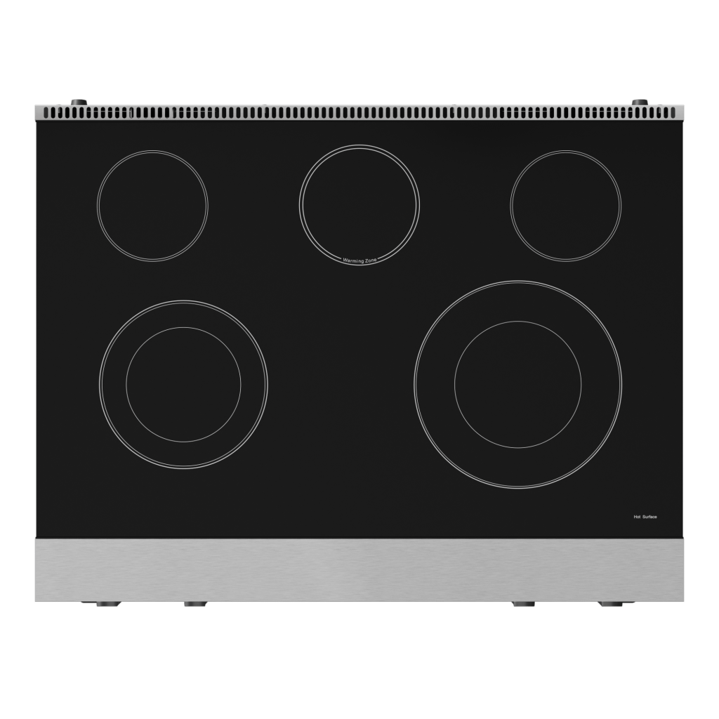 THOR KITCHEN RSE36BLK 36 Inch Professional Electric Range With Tilt Panel Touch Control I...