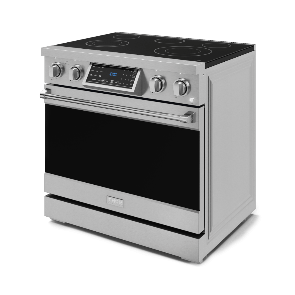 THOR KITCHEN RSE36 36 Inch Professional Electric Range With Tilt Panel Touch Control I...