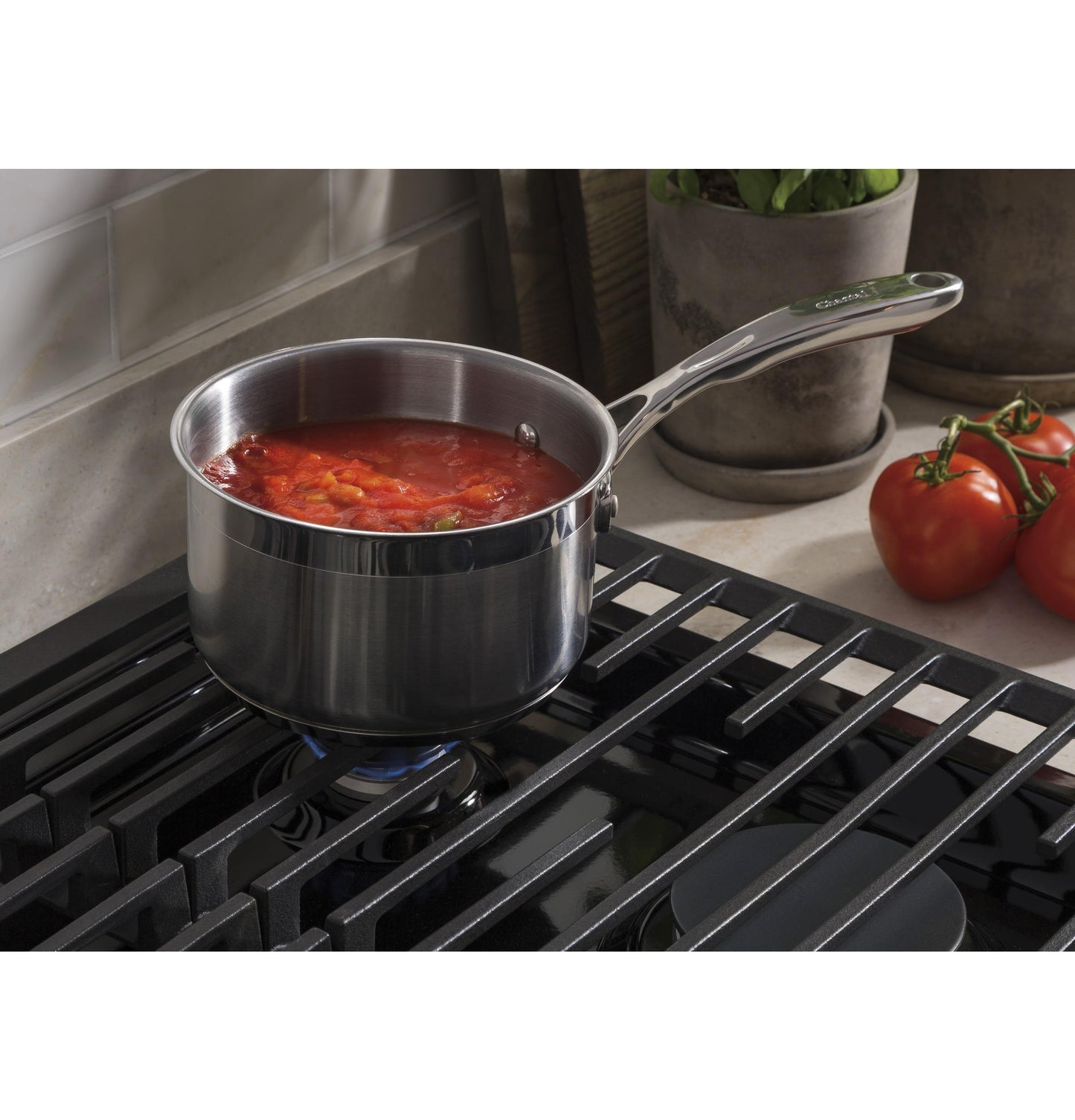 GE APPLIANCES PGP7036DLBB GE Profile Series 36"" Built-in Gas Cooktop