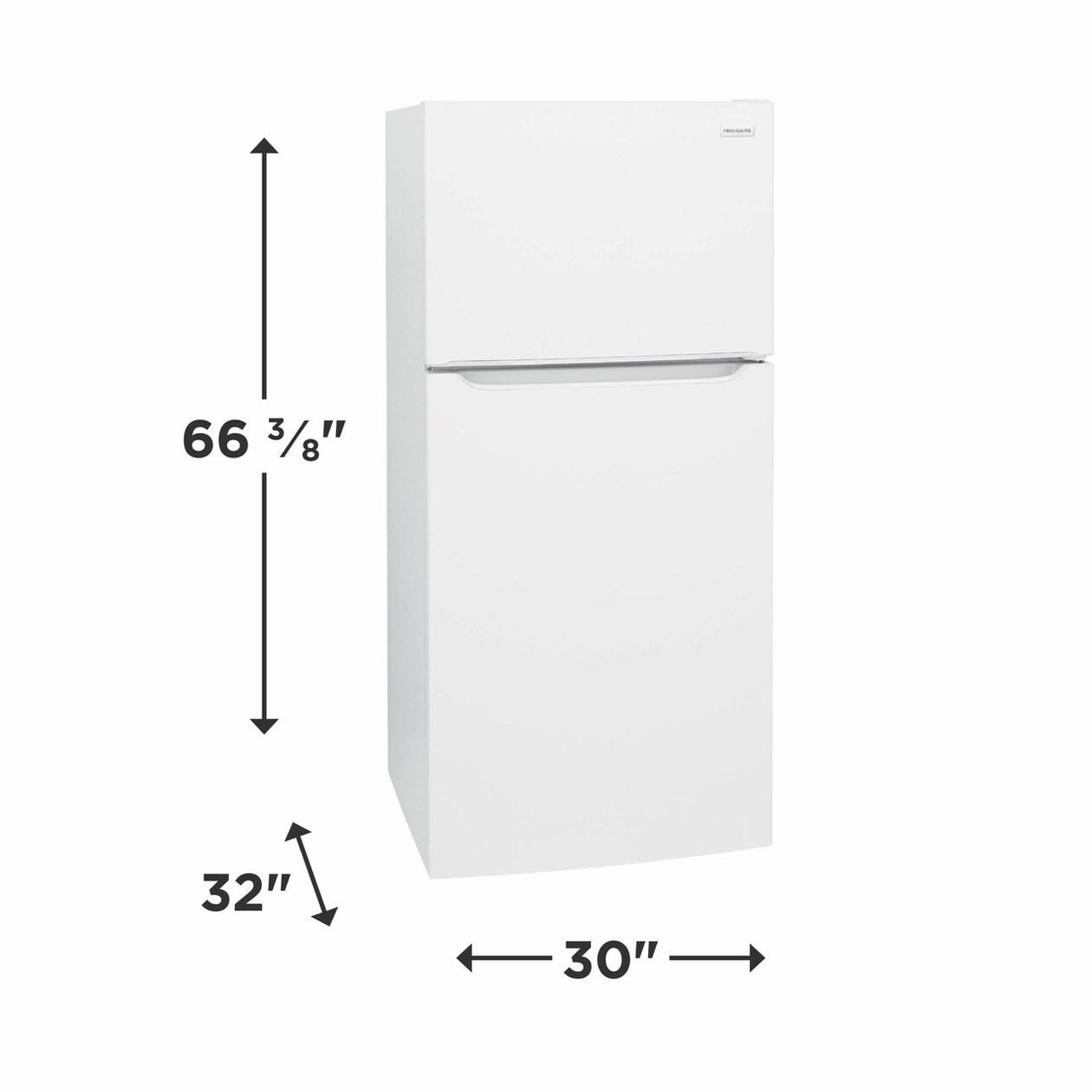 FRIGIDAIRE FFHT2045VW Frigidaire 20.0 Cu. Ft. Top Freezer Refrigerator