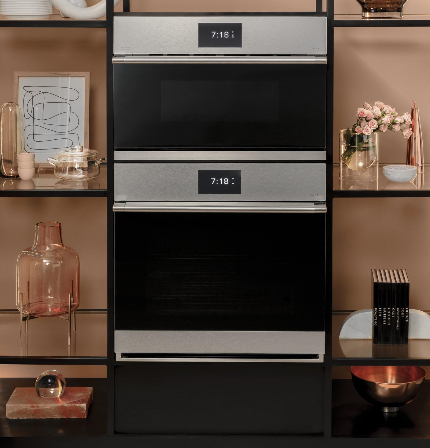 CAFE CSB913M2NS5 Cafe 30"" Five In One Oven With 120v Advantium Technology