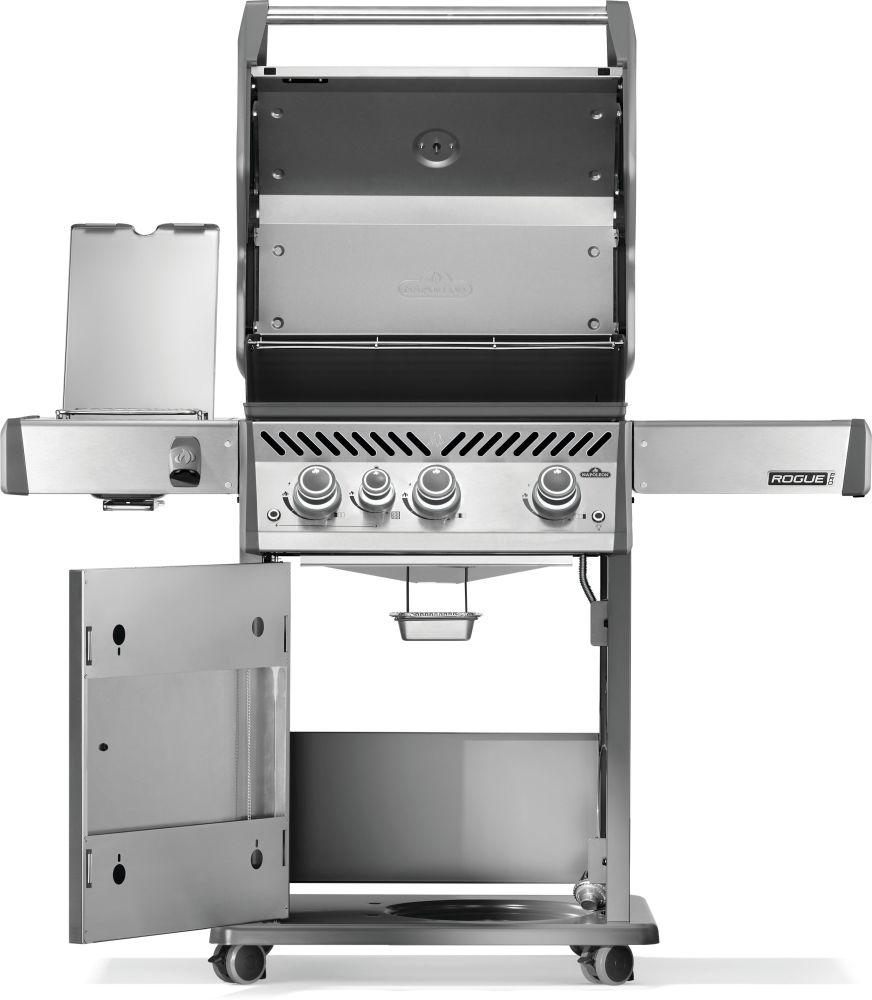 NAPOLEON BBQ RP425SIBNSS2 Rogue Pro 425 Sib With Infrared Side Burner , Natural Gas, STAINLES...