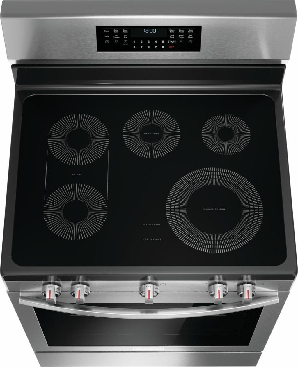 FRIGIDAIRE GCRE3060BF Frigidaire Gallery 30"" Rear Control Electric Range With Total CONVE...