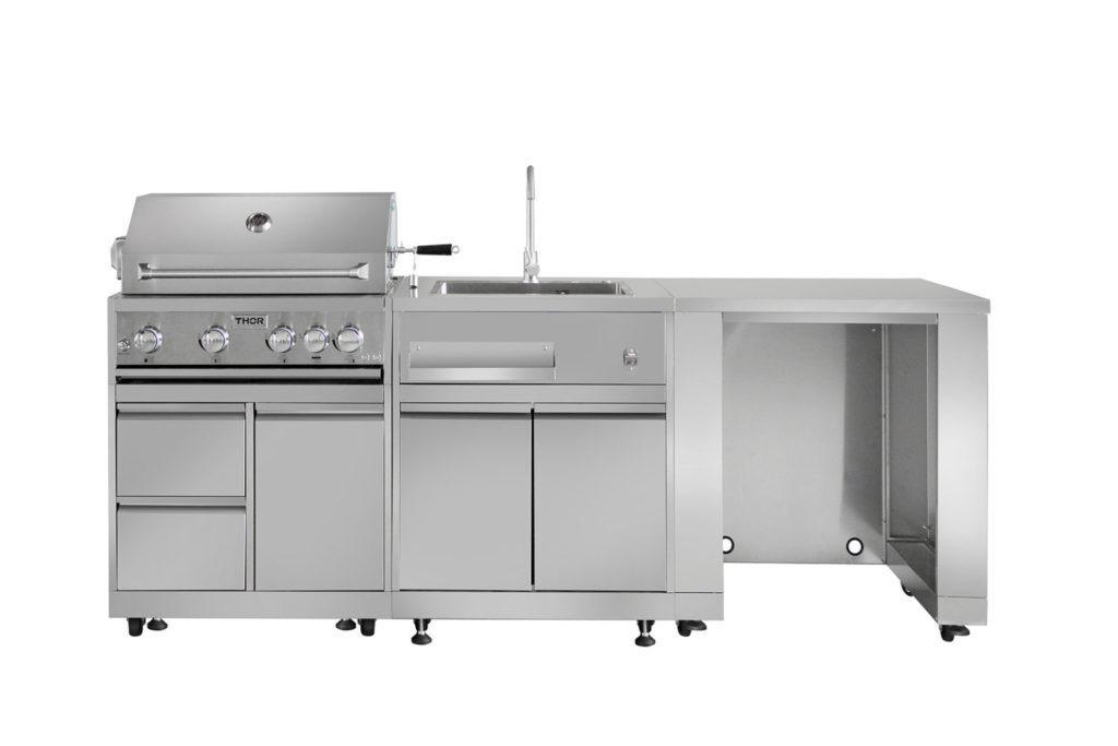 THOR KITCHEN MK01SS304 Thor Kitchen Outdoor Kitchen Sink Cabinet In Stainless Steel