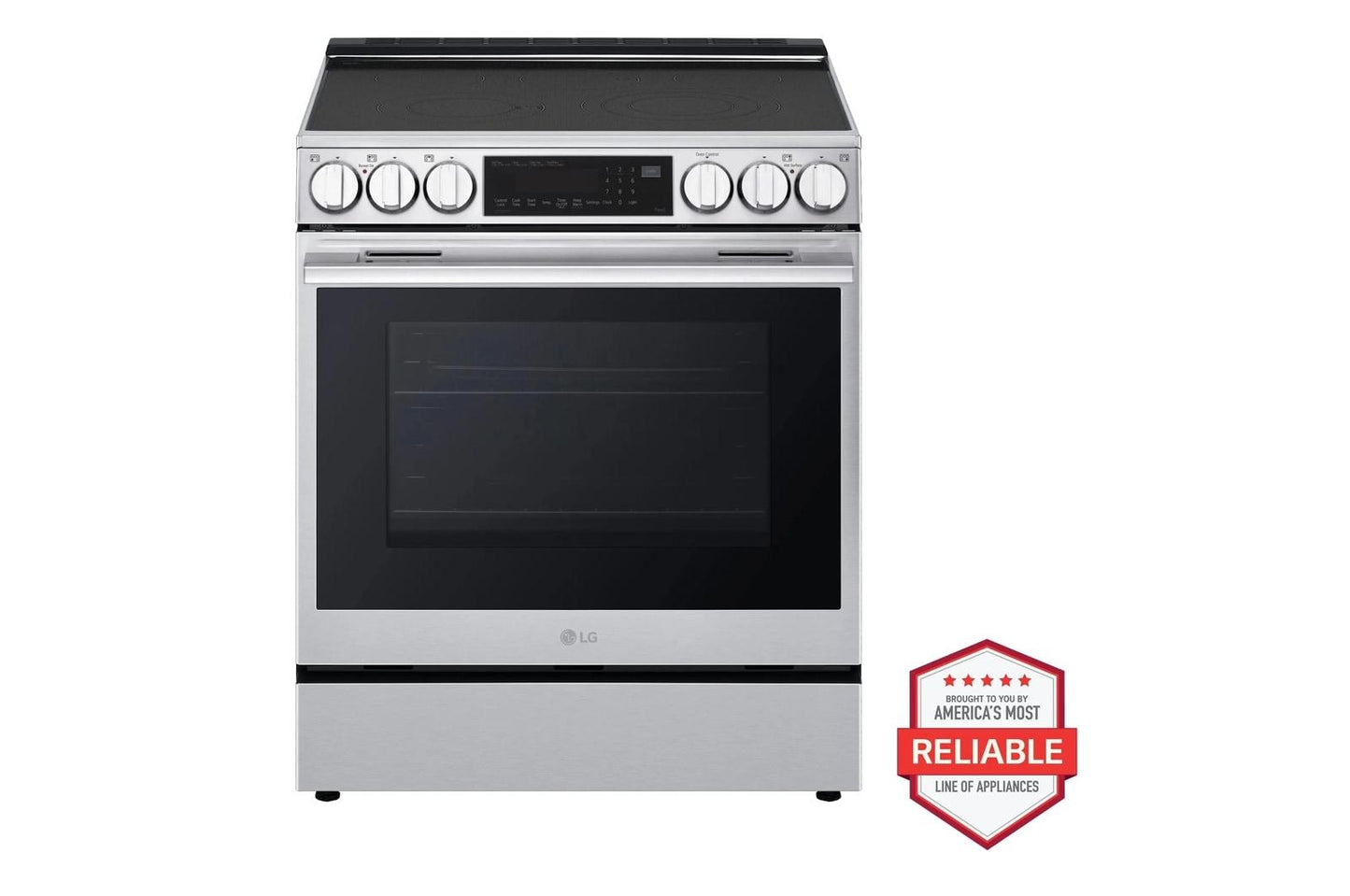 LG LSEL6335XE 6.3 Cu. Ft. Smart Electric Slide-in Range With Instaview, PROBAK...
