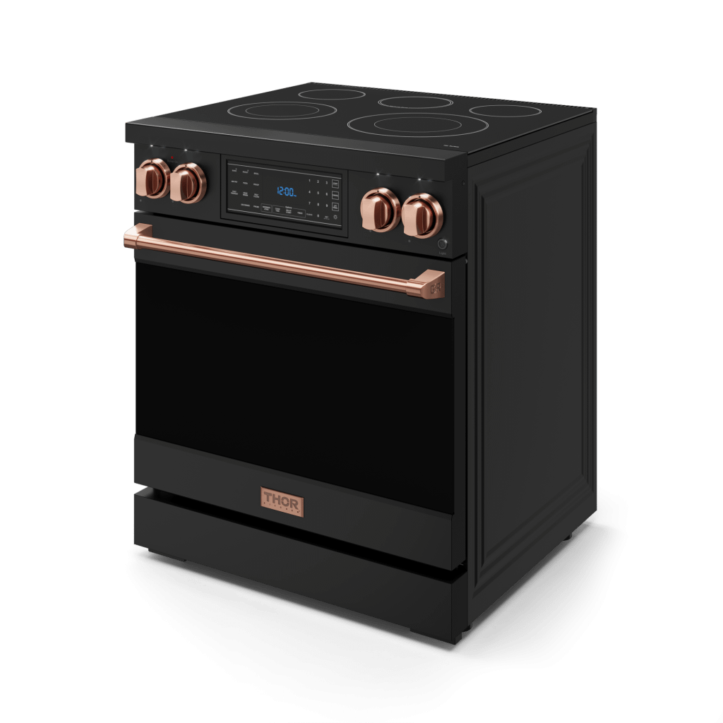 THOR KITCHEN RSE30BRSG 30 Inch Professional Electric Range With Tilt Panel Touch Control I...