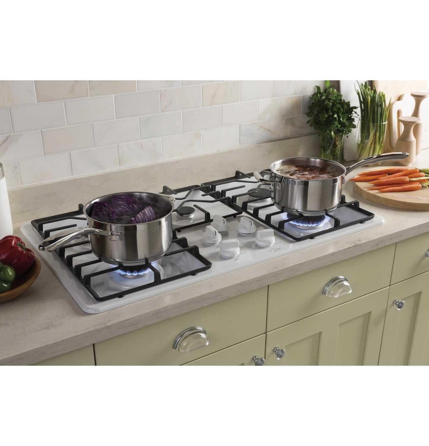 GE APPLIANCES JGP3036DLWW Ge 36"" Built-in Gas Cooktop