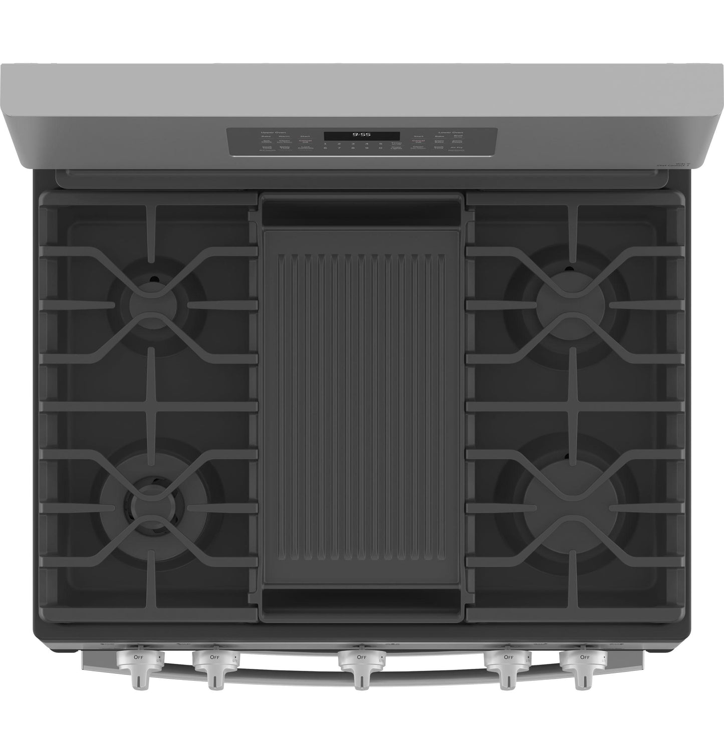 GE APPLIANCES PGB965YPFS GE Profile 30"" Free-standing Gas Double Oven Convection FINGERP...
