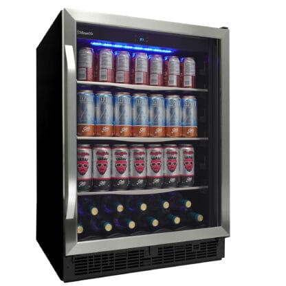 SILHOUETTE SBC057D1BSS Silhouette Riccotta 24"" Single Zone Beverage Center
