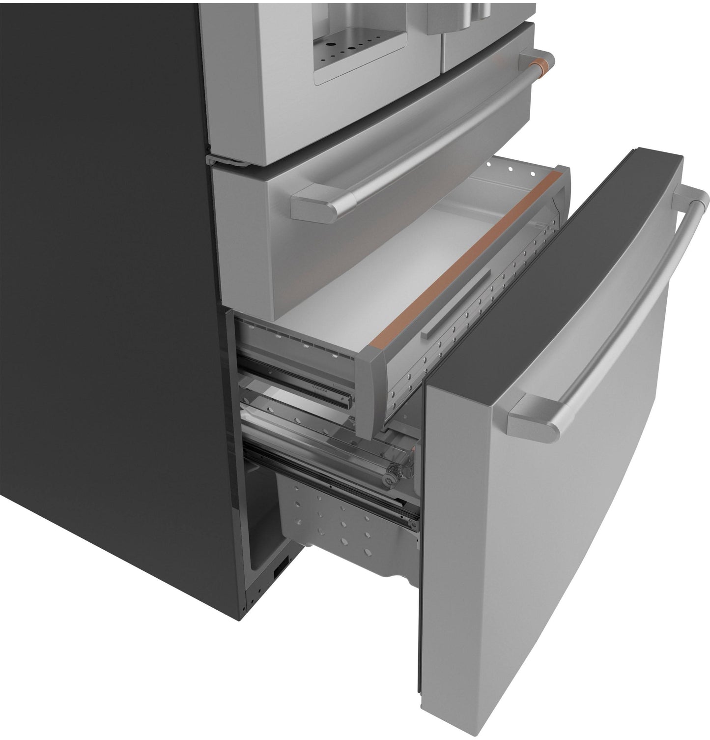 CAFE CXE22DP2PS1 Cafe Energy Star 22.3 Cu. Ft. Smart Counter-depth 4-DO...