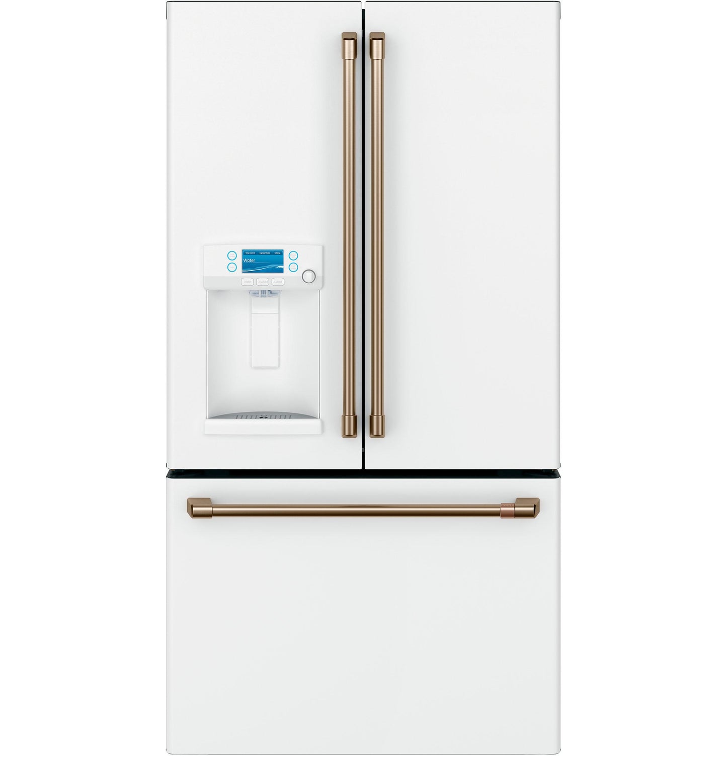 CAFE CYE22TP4MW2 Cafe Energy Star 22.2 Cu. Ft. Counter-depth French-door RE...