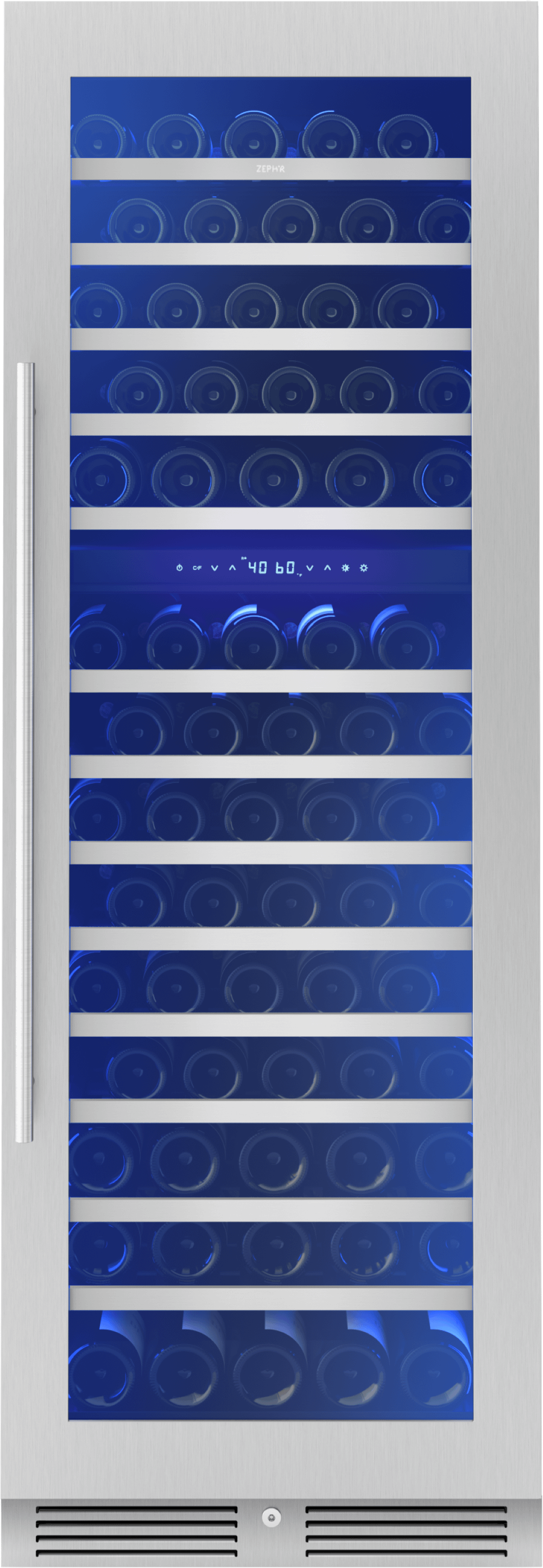 ZEPHYR PRW24F02CG Zephyr 24"" Full Size Dual Zone Wine Cooler