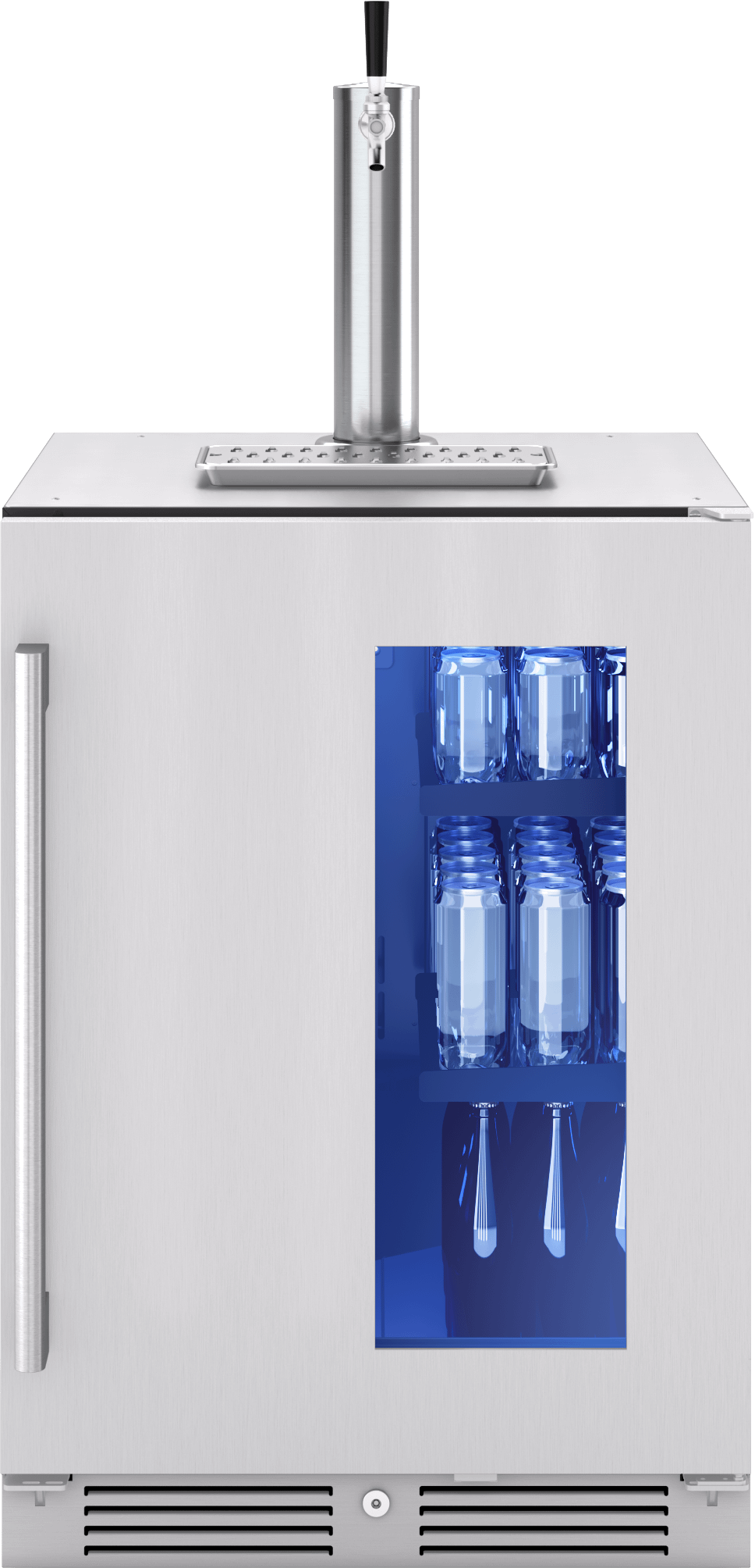 ZEPHYR PRKB24C01AG Zephyr 24"" Kegerator & Beverage Cooler