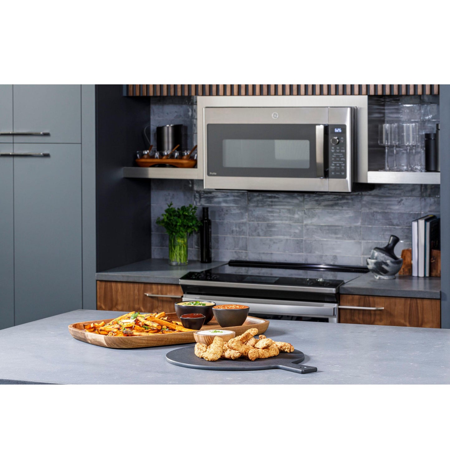 GE APPLIANCES PVM9179SRSS GE Profile 1.7 Cu. Ft. Convection Over-the-range Microwave Oven