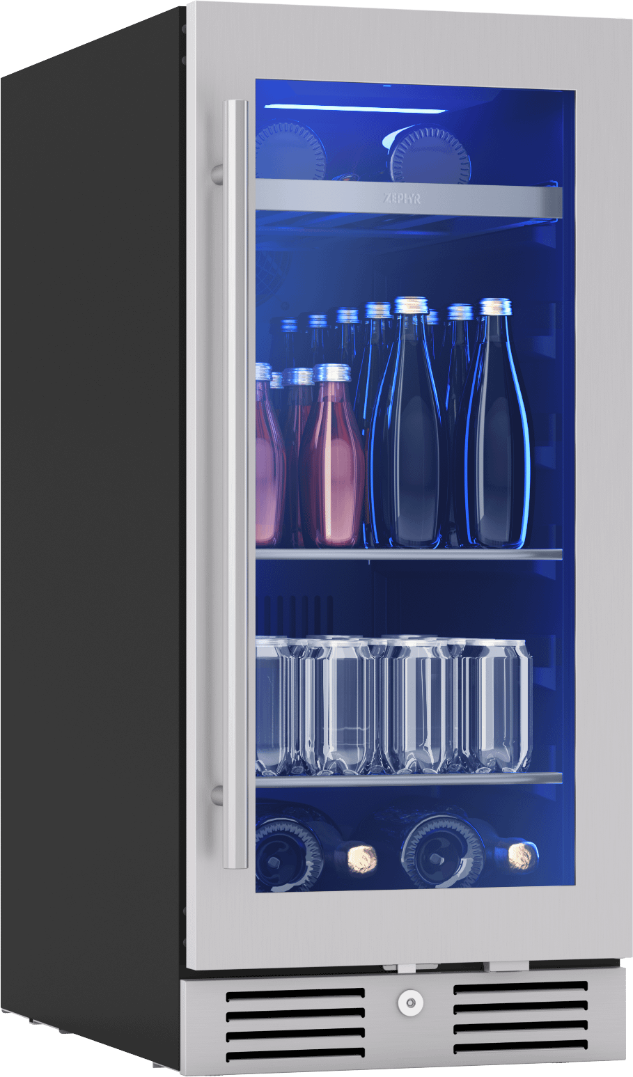ZEPHYR PRB15C01CG Zephyr 15"" Single Zone Beverage Cooler