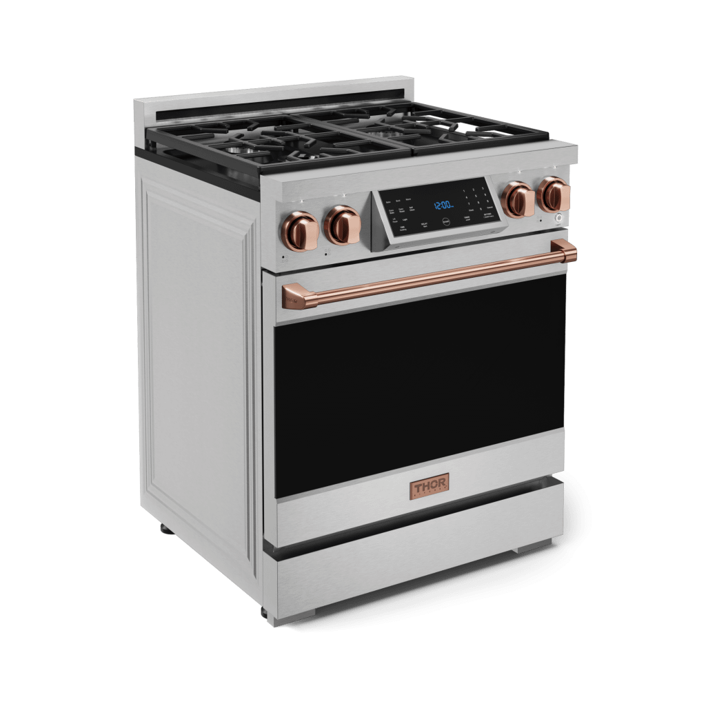 THOR KITCHEN RSG30RSG 30 Inch Professional Gas Range With Tilt Panel Touch Control In STA...