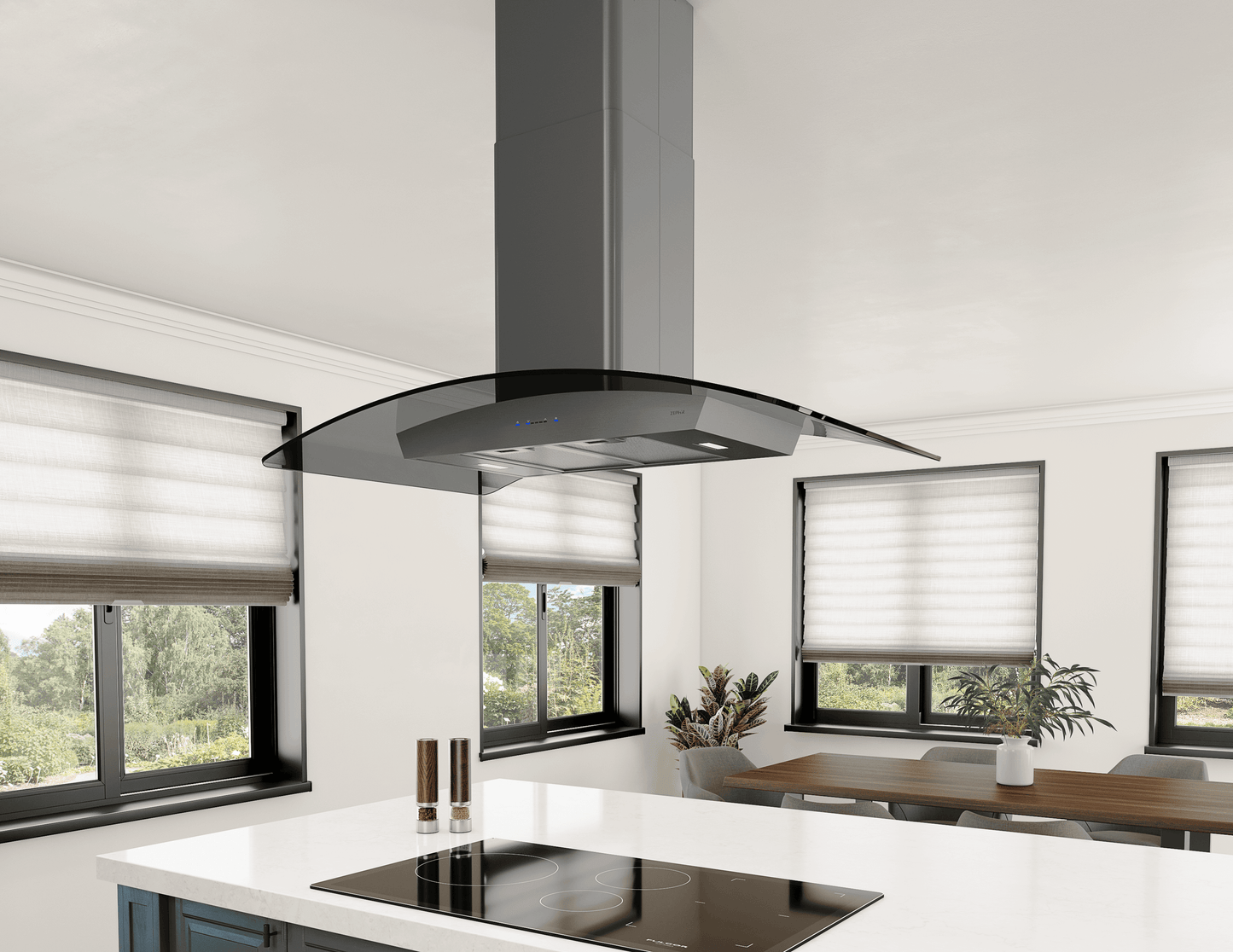 ZEPHYR ZREM90BBSGG Zephyr 36"" Ravenna Island