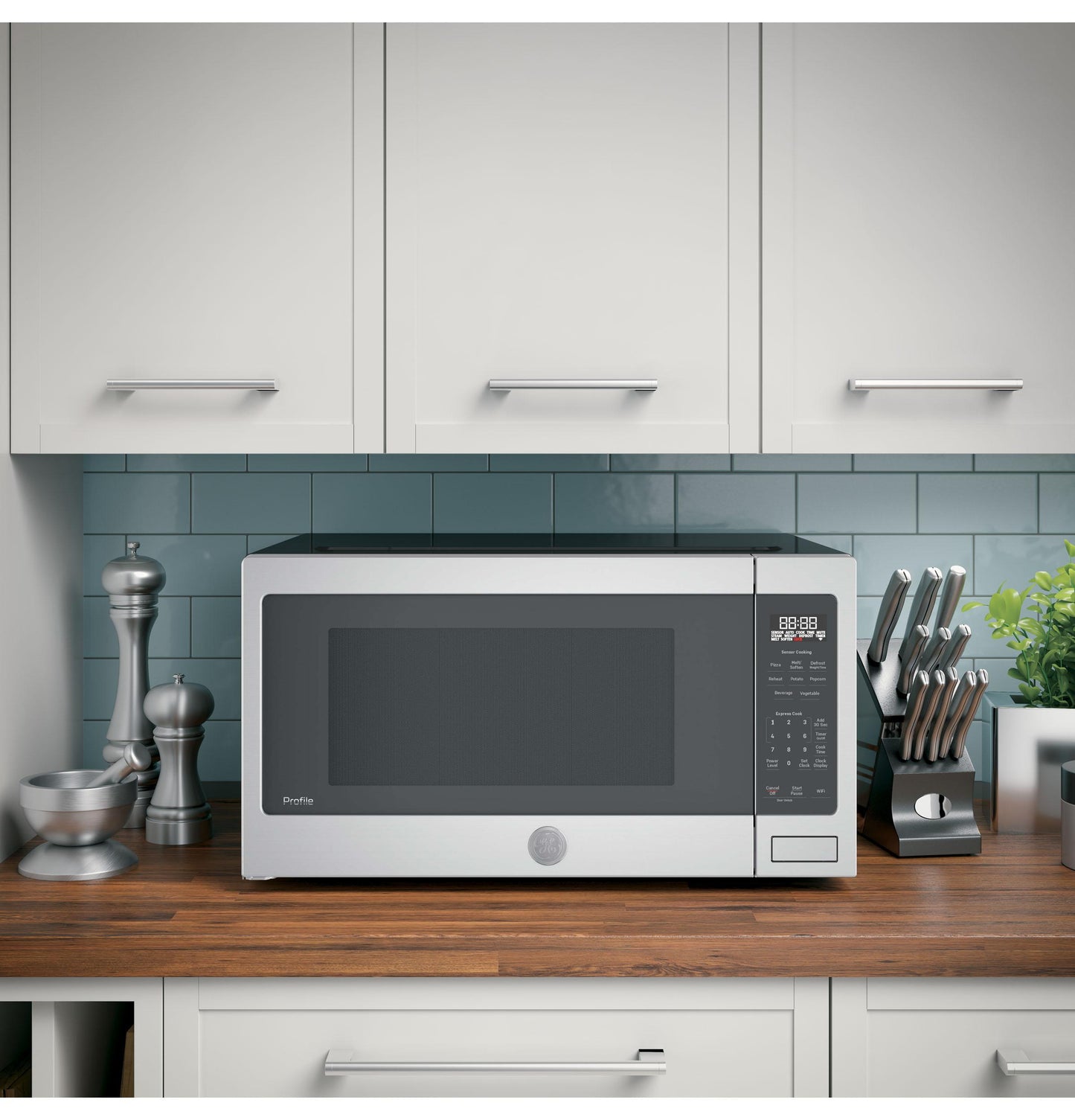 GE APPLIANCES PCST22U1WSS GE Profile 2.2 Cu. Ft. Countertop Sensor Microwave Oven