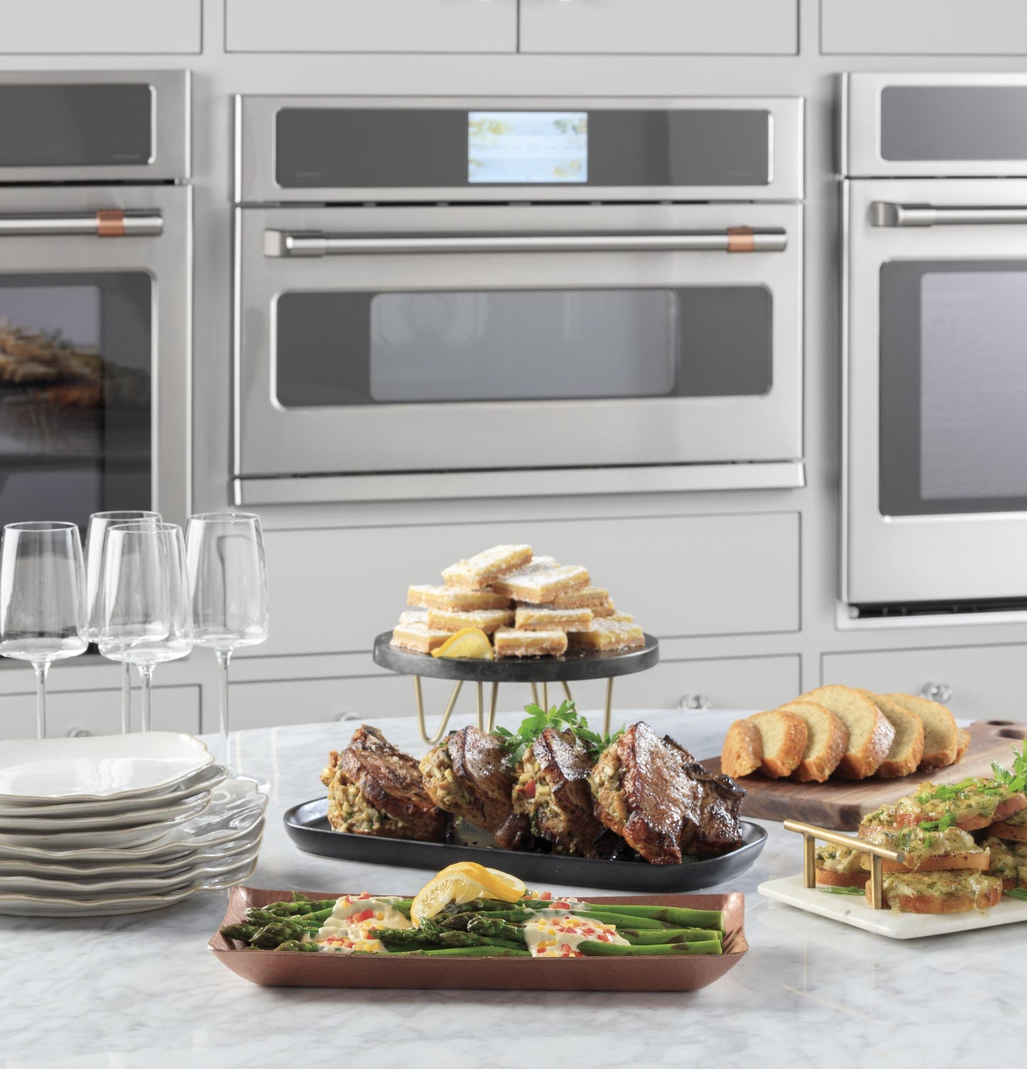 CAFE CSB913P2VS1 Cafe 30"" Smart Five In One Oven With 120v Advantium TE...