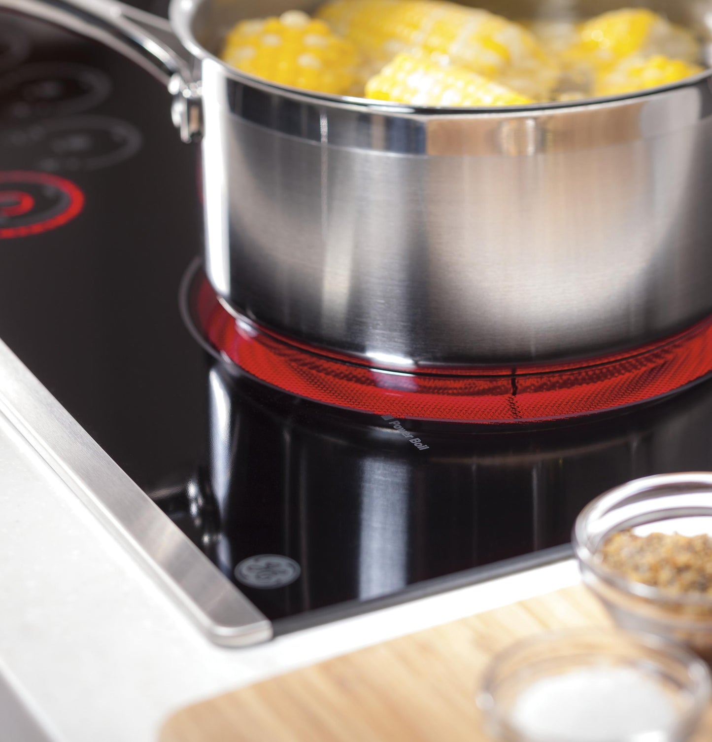 GE APPLIANCES PP9830SRSS GE Profile 30"" Downdraft Electric Cooktop