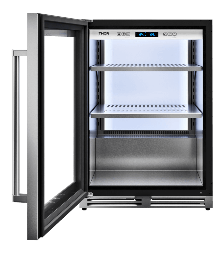 THOR KITCHEN TBR24ULH 24 Inch Professional Undercounter Beverage Cooler - Tbr24u-lh