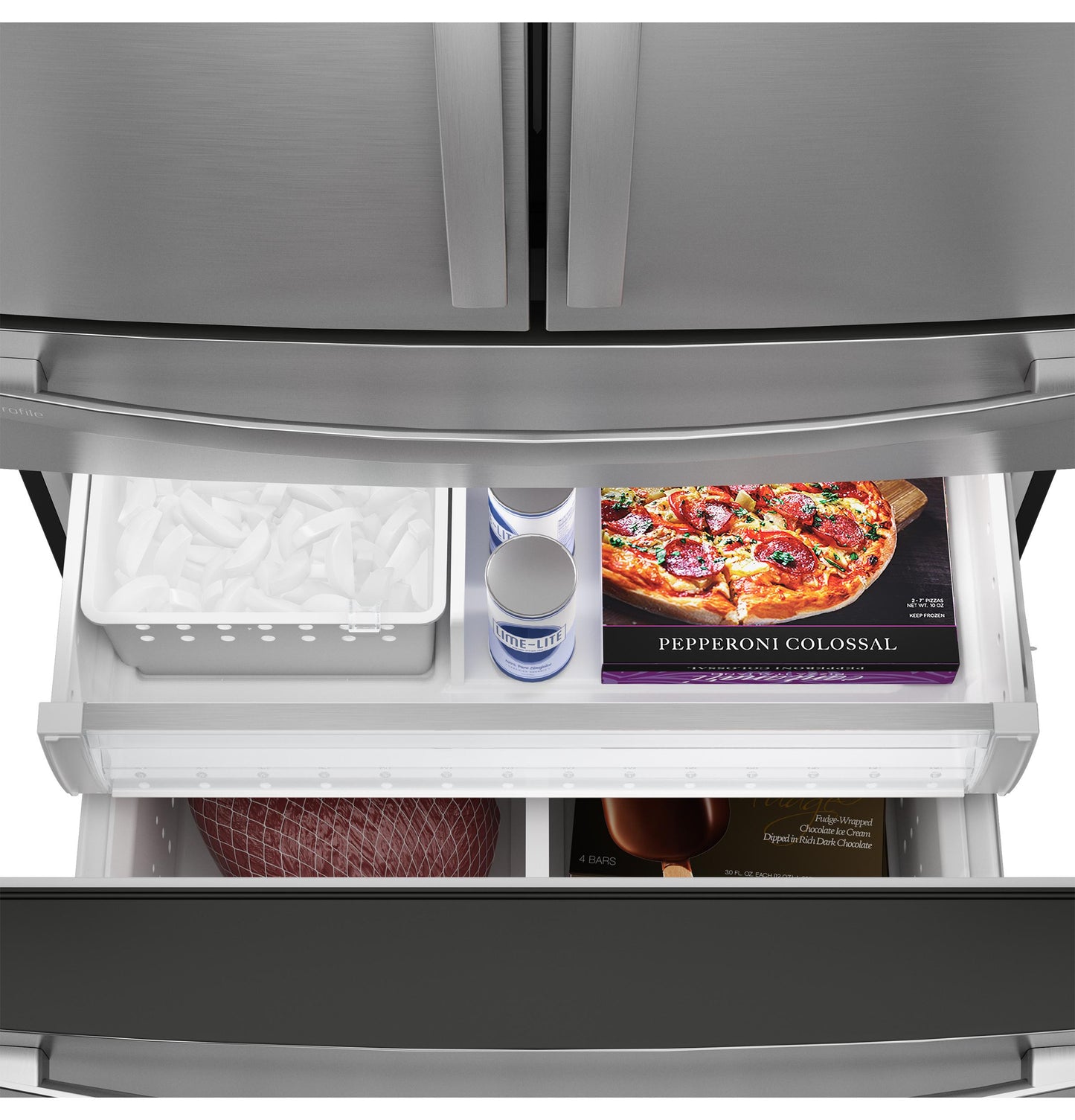 GE APPLIANCES PJD23BYWFS GE Profile Series Energy Star 23.2 Cu. Ft. Smart COUNTER-DEP...