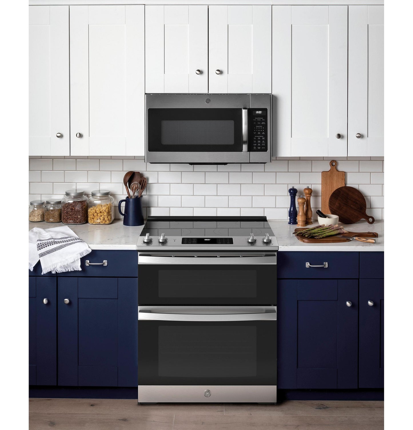 GE APPLIANCES JSS86SPSS Ge 30"" Slide-in Electric Convection Double Oven Range