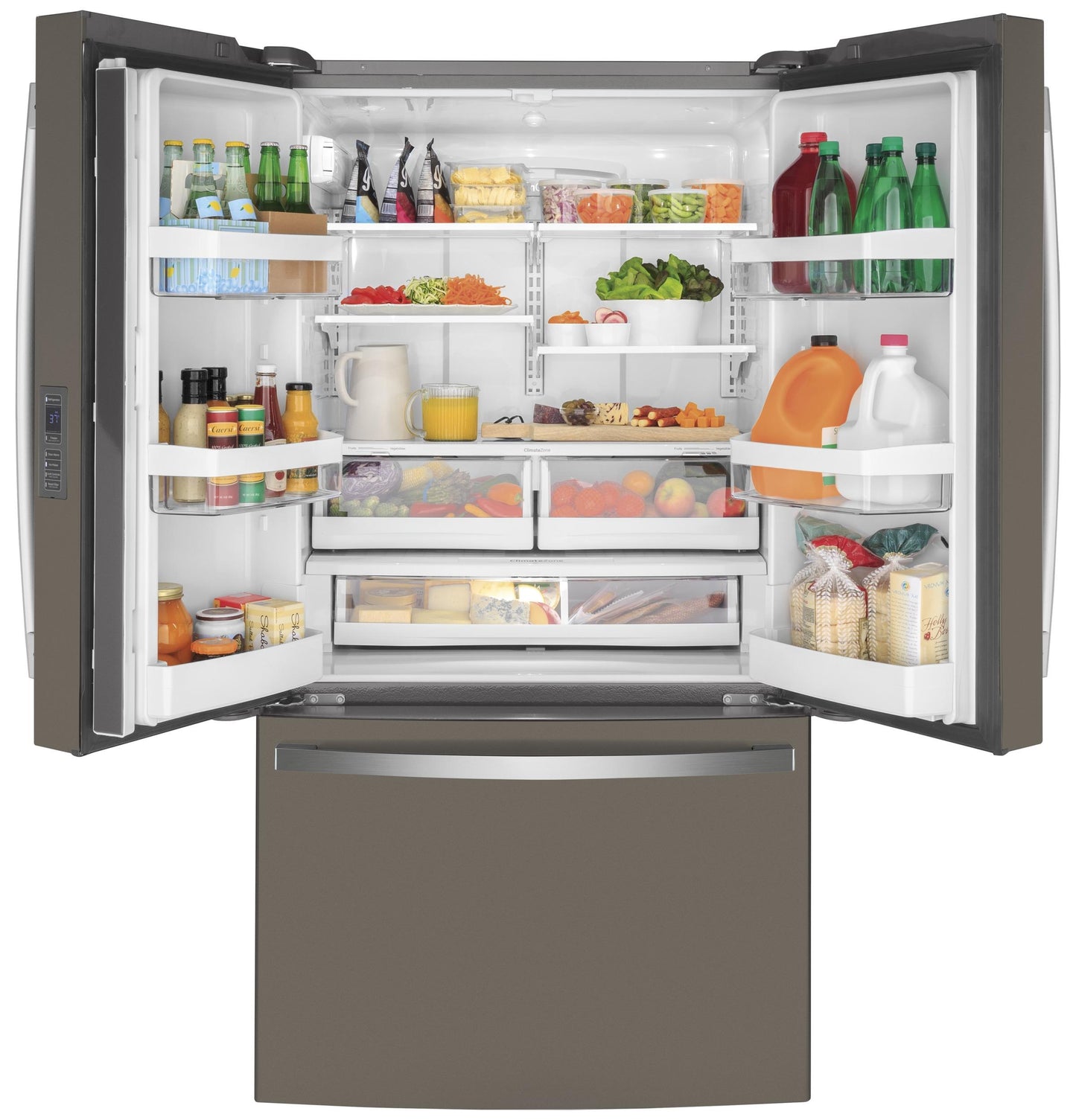 GE APPLIANCES GWE23GMNES Ge Energy Star 23.1 Cu. Ft. Counter-depth French-door REFRIGE...