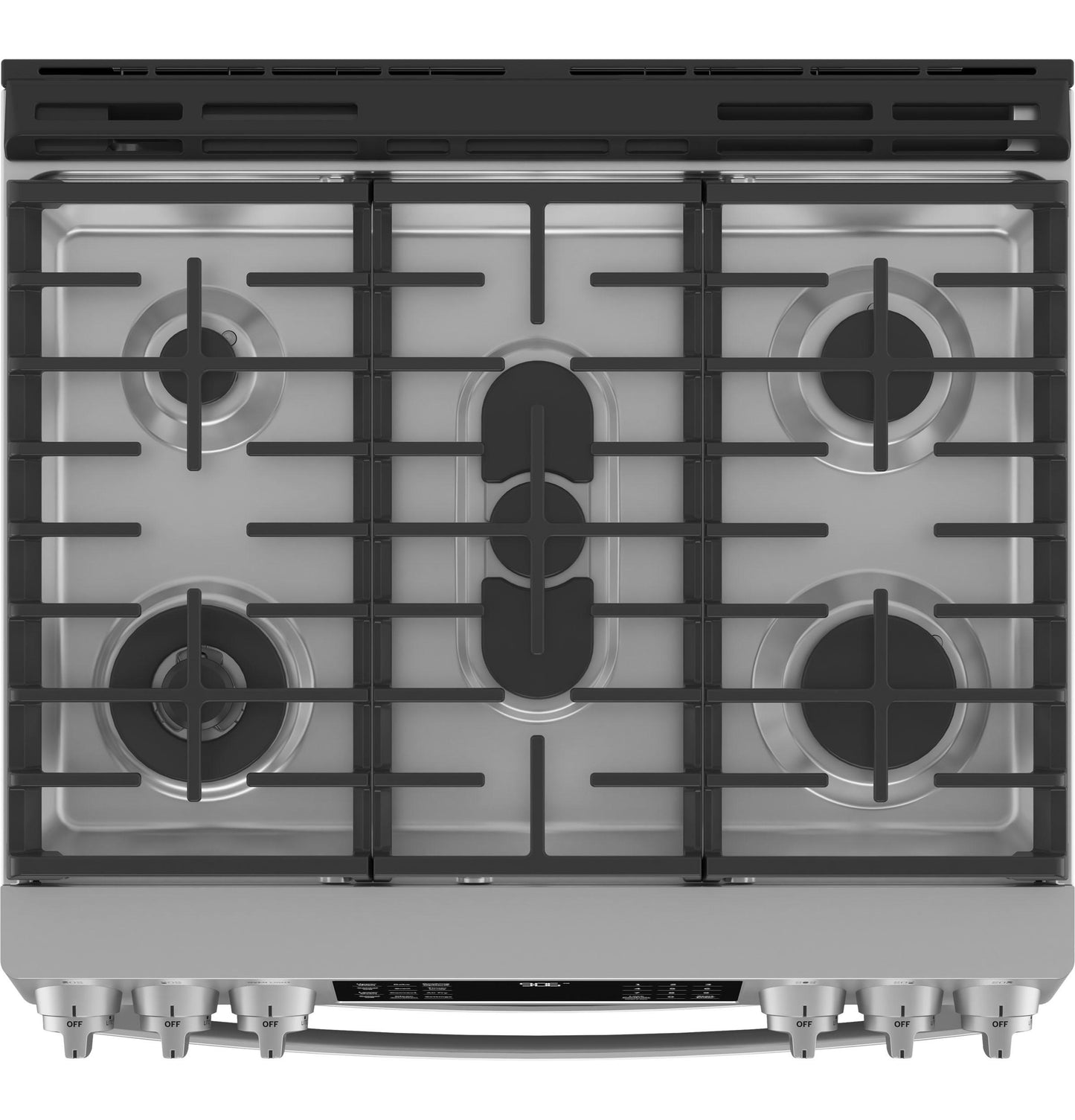 GE APPLIANCES PGS960YPFS GE Profile 30"" Smart Slide-in Front-control Gas Double Oven CON...