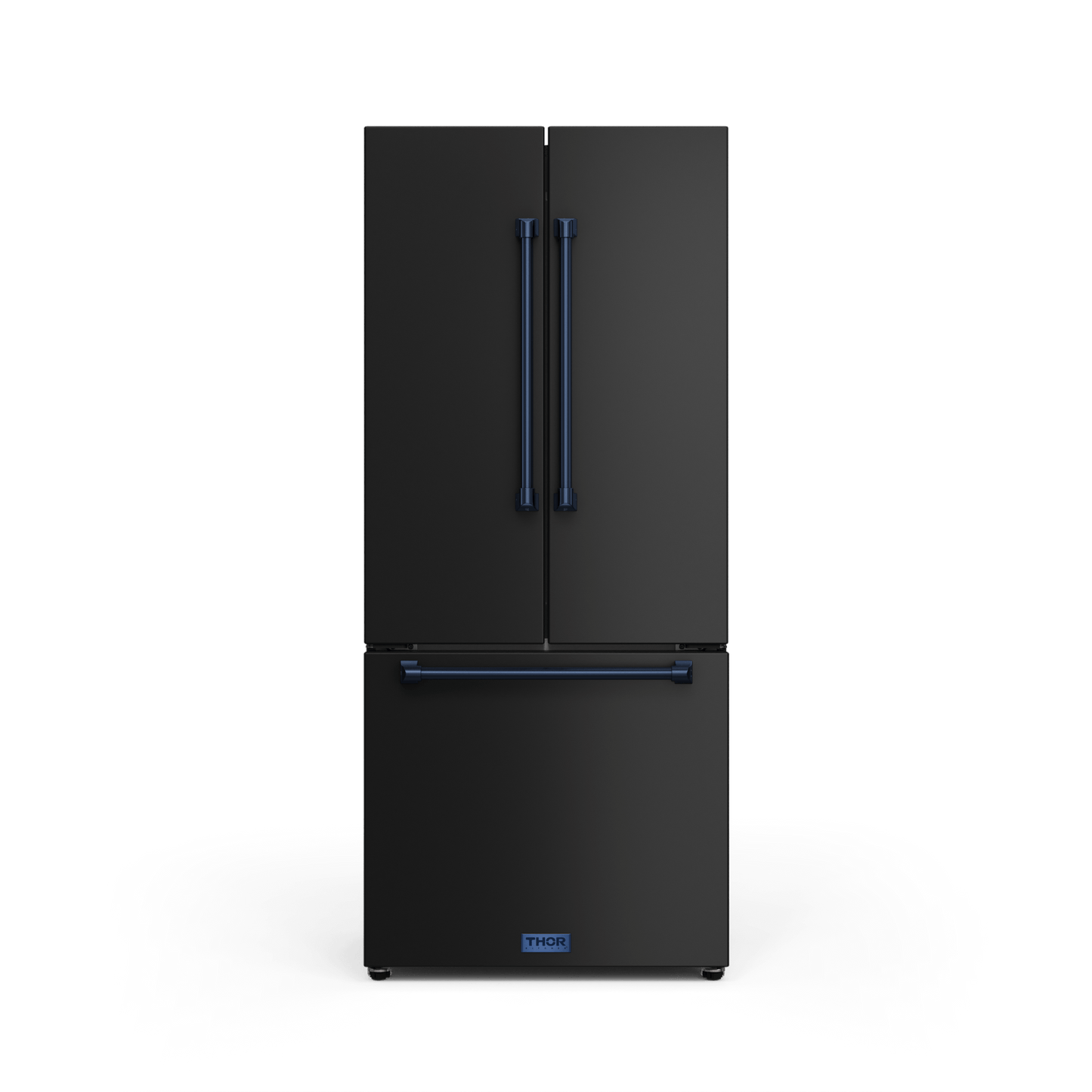 THOR KITCHEN RF3017FFD00BLU 30 Inch 17.7 Cu Ft French Door Counter Depth Refrigerator With Ice ...