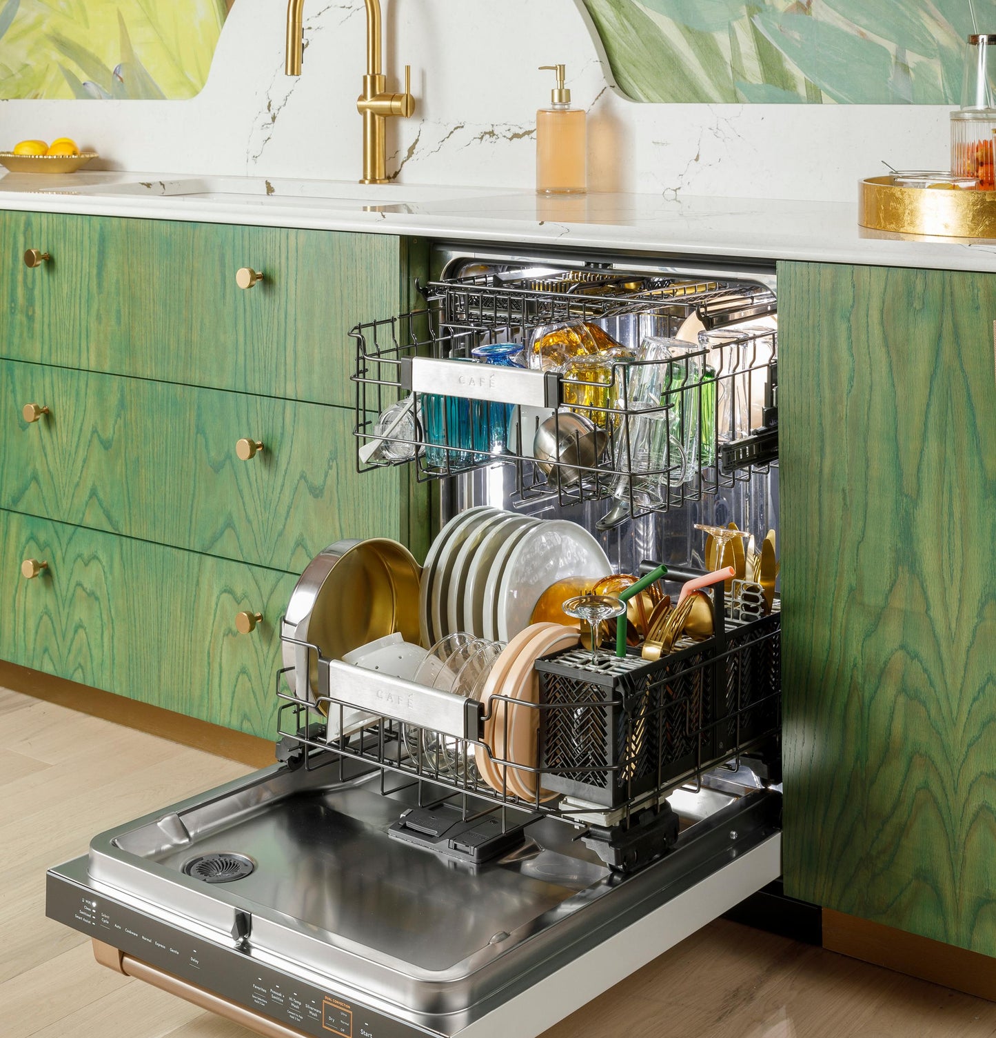 CAFE CDT888P3VD1 Cafe Customfit Energy Star Stainless Interior Smart DISHW...