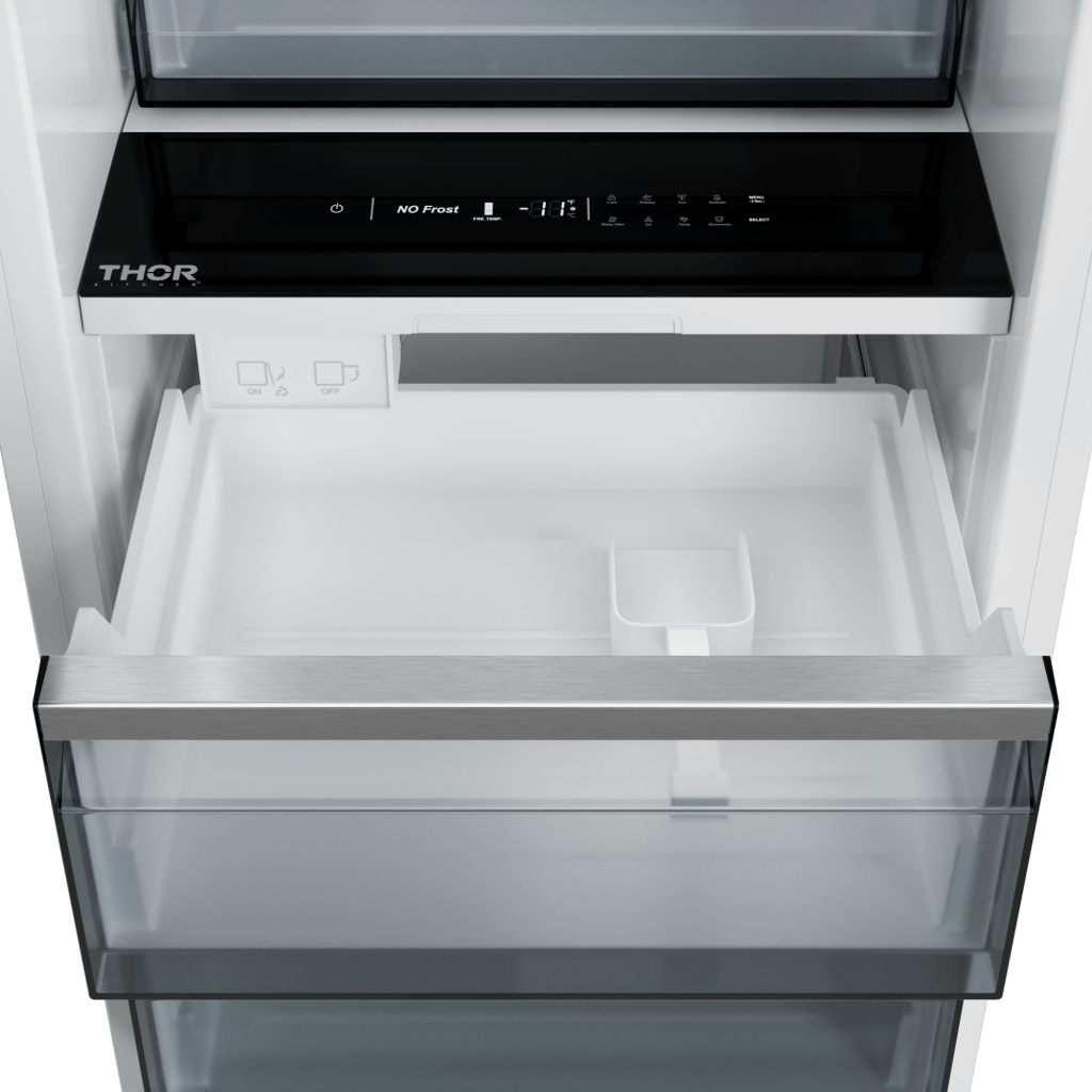 THOR KITCHEN XRF24CFZSS Thor Kitchen 24-inch Built-in Freezer Column, Panel Ready - XRF24CF...