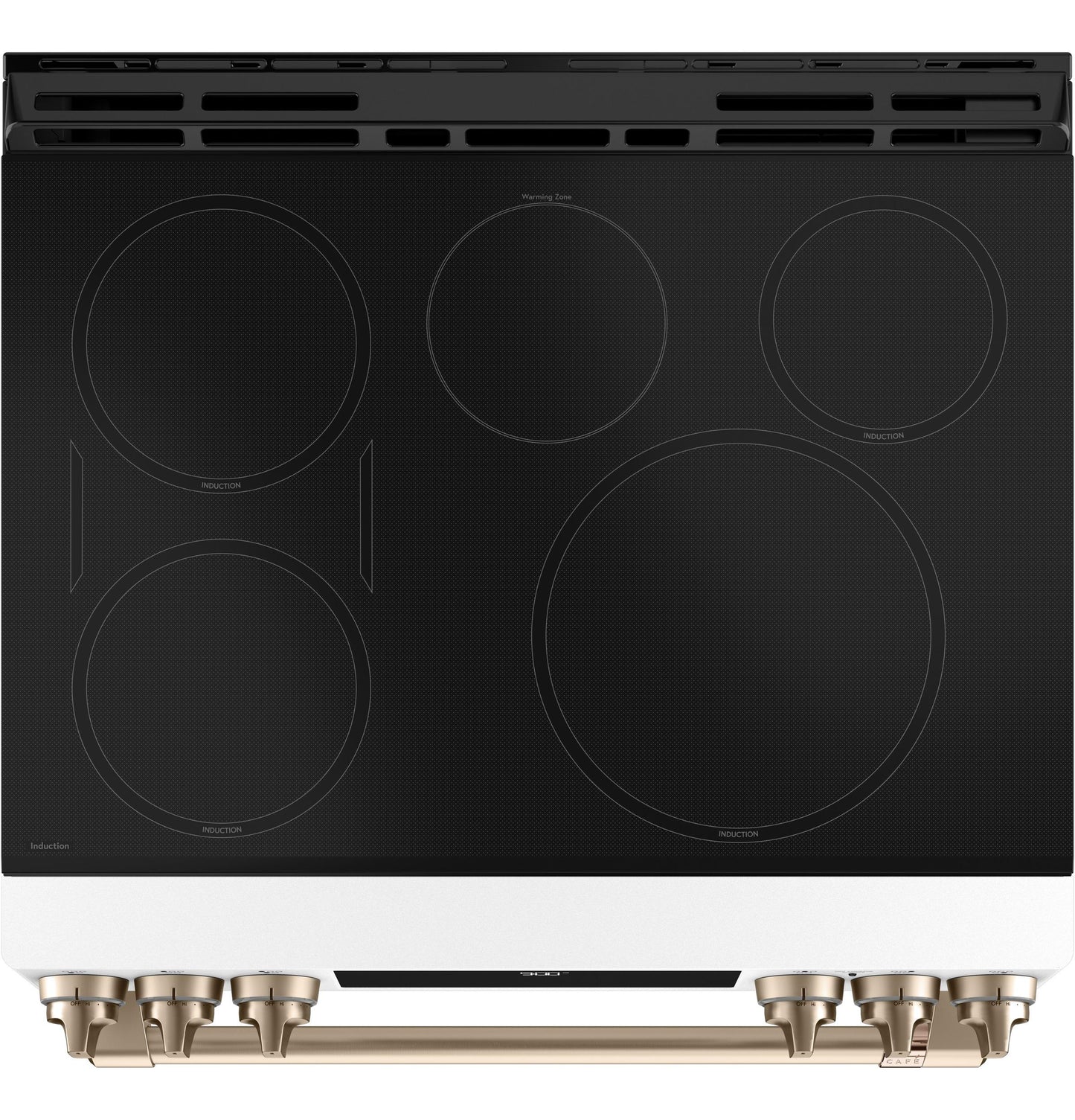 CAFE CHS900P4MW2 Cafe 30"" Slide-in Front Control Induction and Convection RANG...