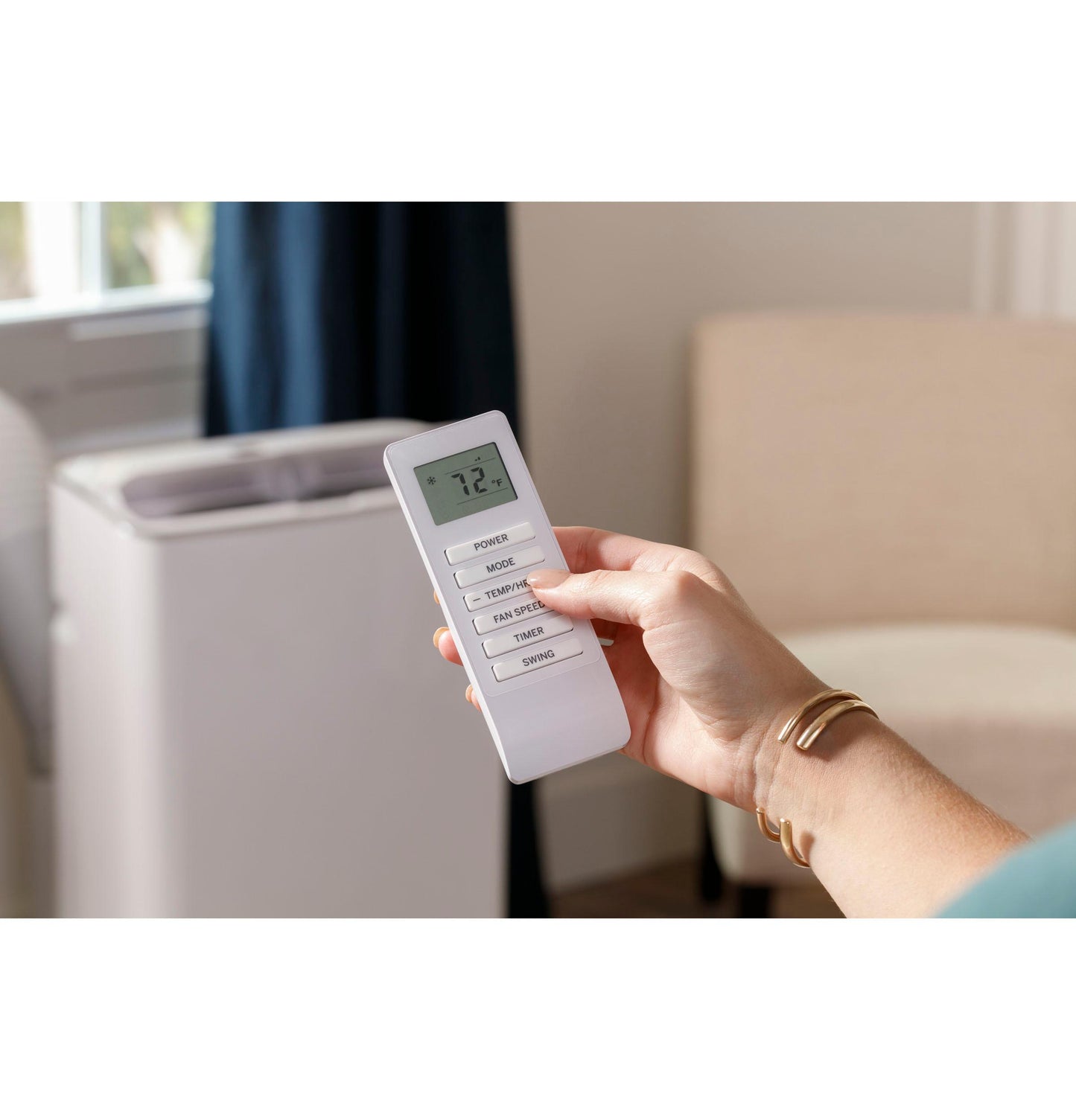 GE APPLIANCES APSA13YBMW Ge 14,000 BTU Heat/cool Portable Air Conditioner for Medium ROOM...