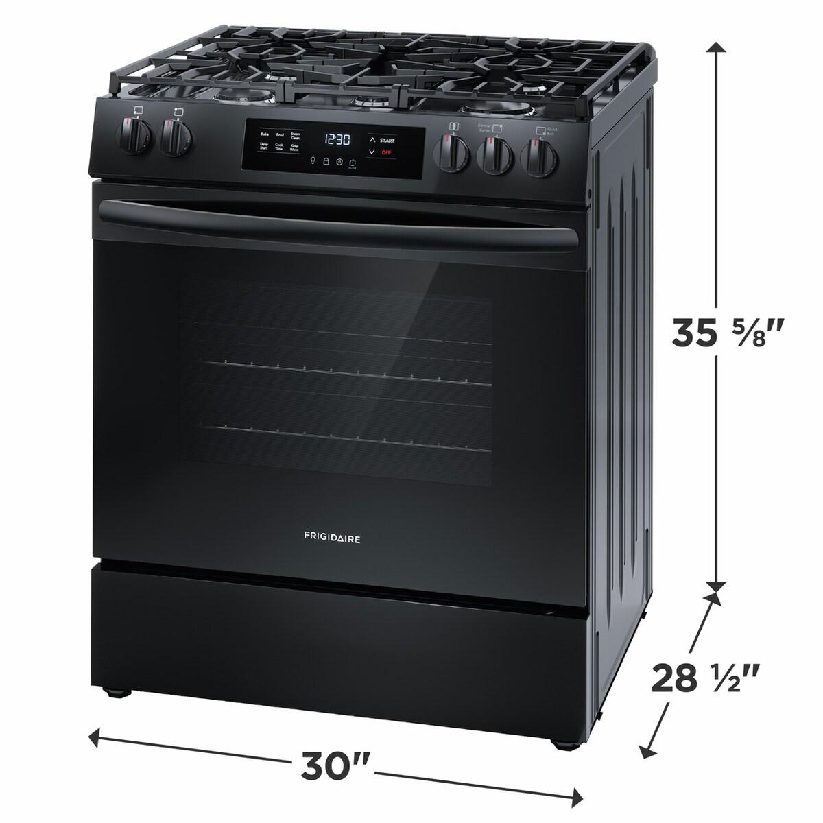 FRIGIDAIRE FCFG3062AB Frigidaire 30"" Front Control Gas Range With Quick Boil