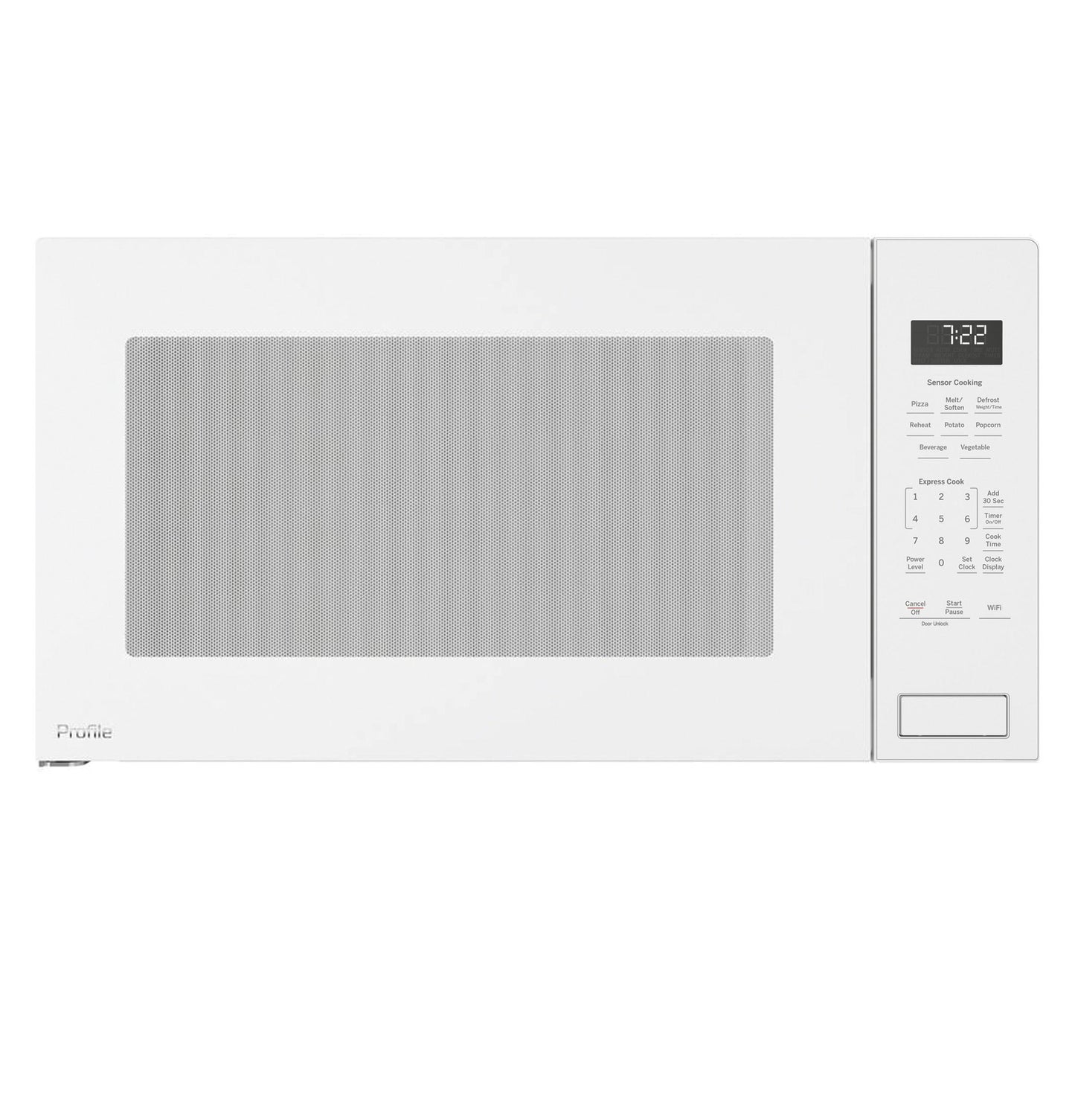 GE APPLIANCES PCWK22U1WWW GE Profile 2.2 Cu. Ft. Built-in Sensor Microwave Oven