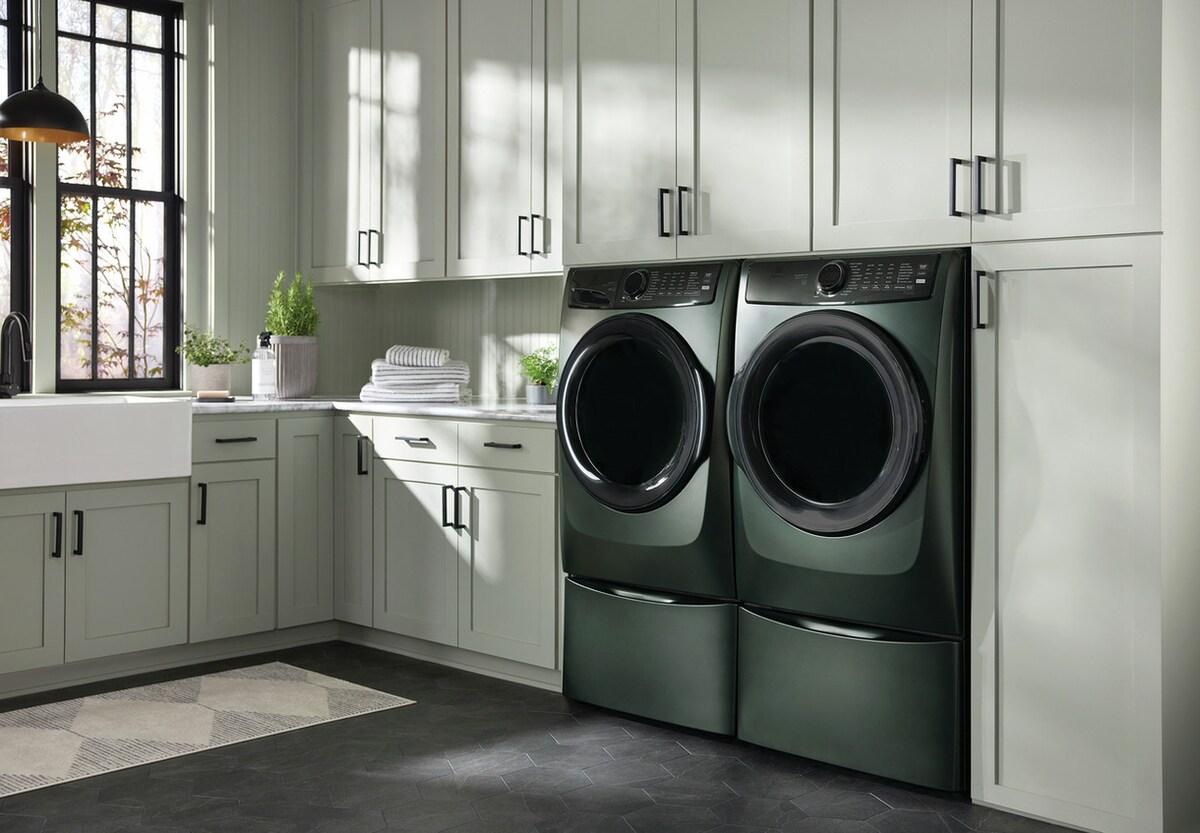 ELECTROLUX ELFE7738AA Electrolux Front Load Perfect Steam Electric Dryer With BALANCE...